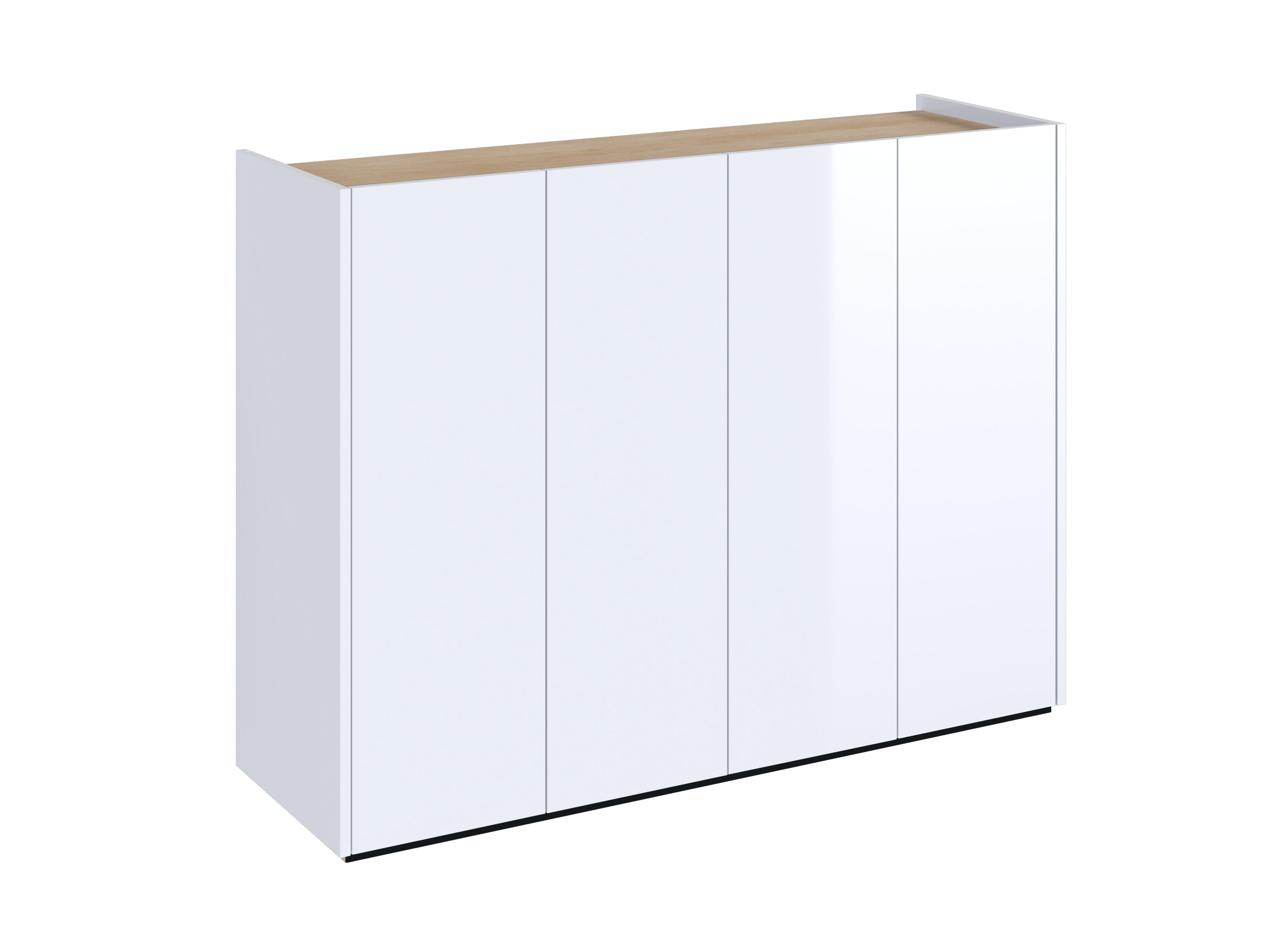 Sideboard Fresno 148 (Glossy white)