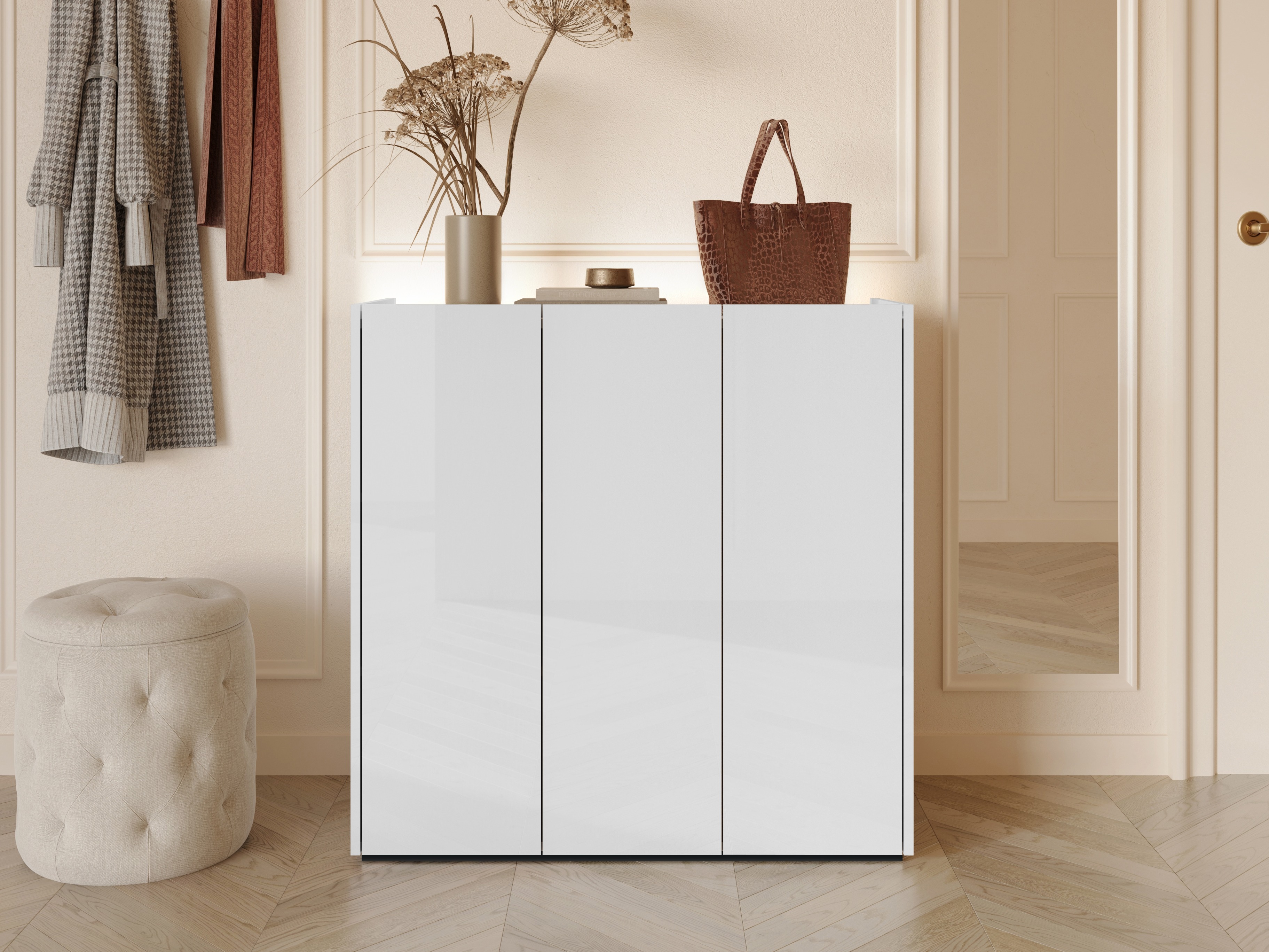 Sideboard Fresno 149 (Glossy white)