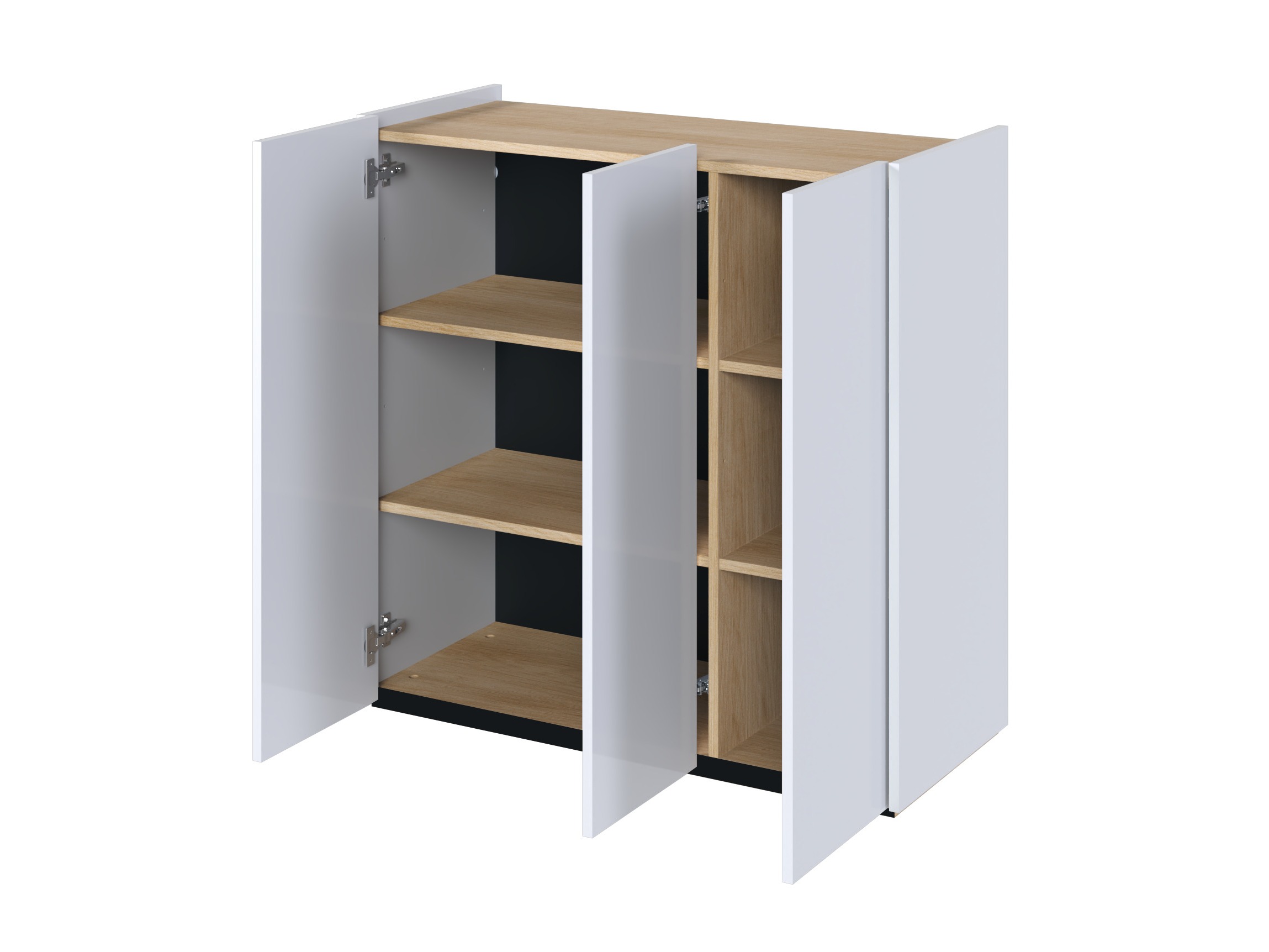 Sideboard Fresno 149 (Glossy white)