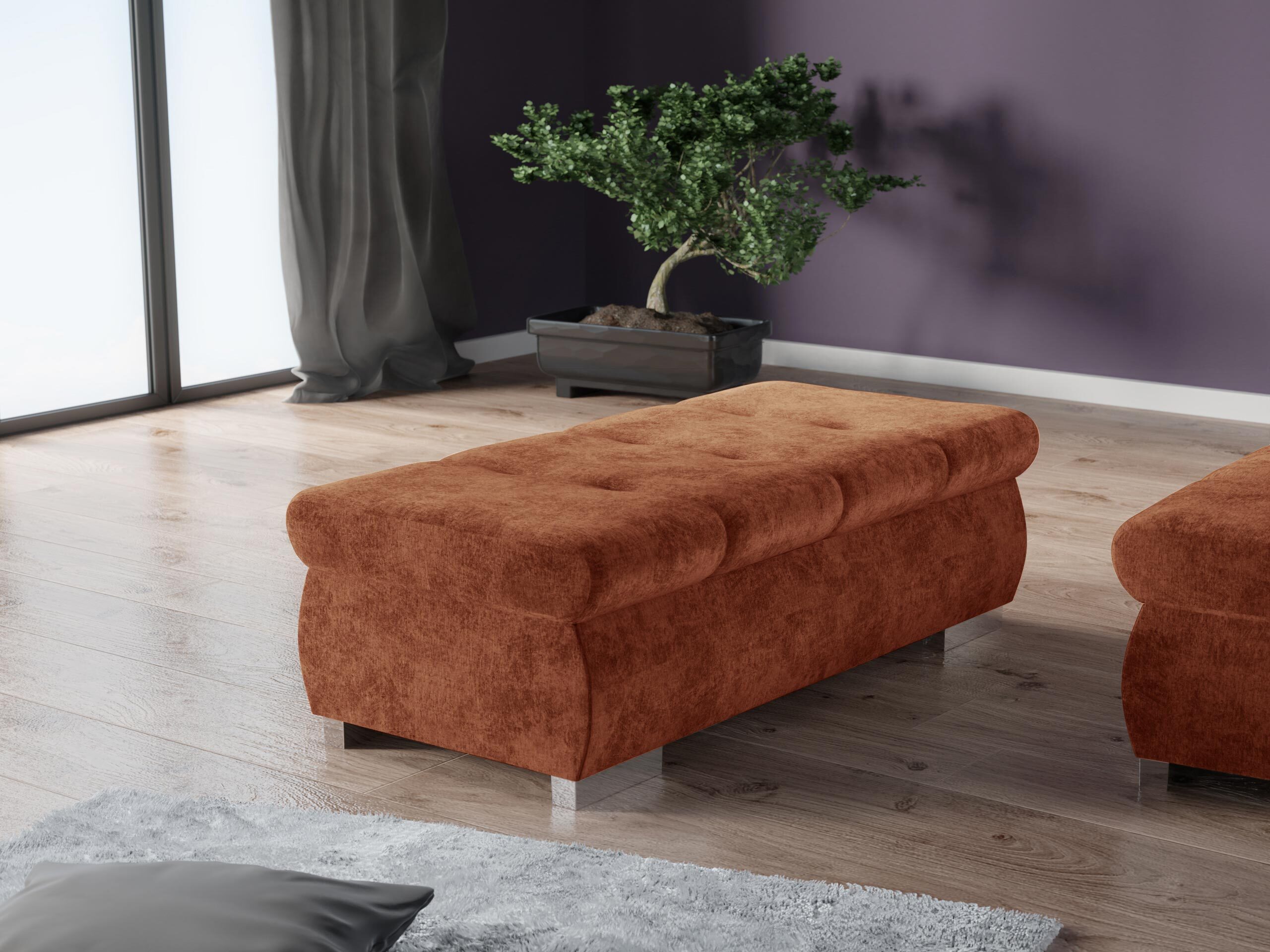 Upholstered bench Comfivo Nitor I (Clara 215.02)