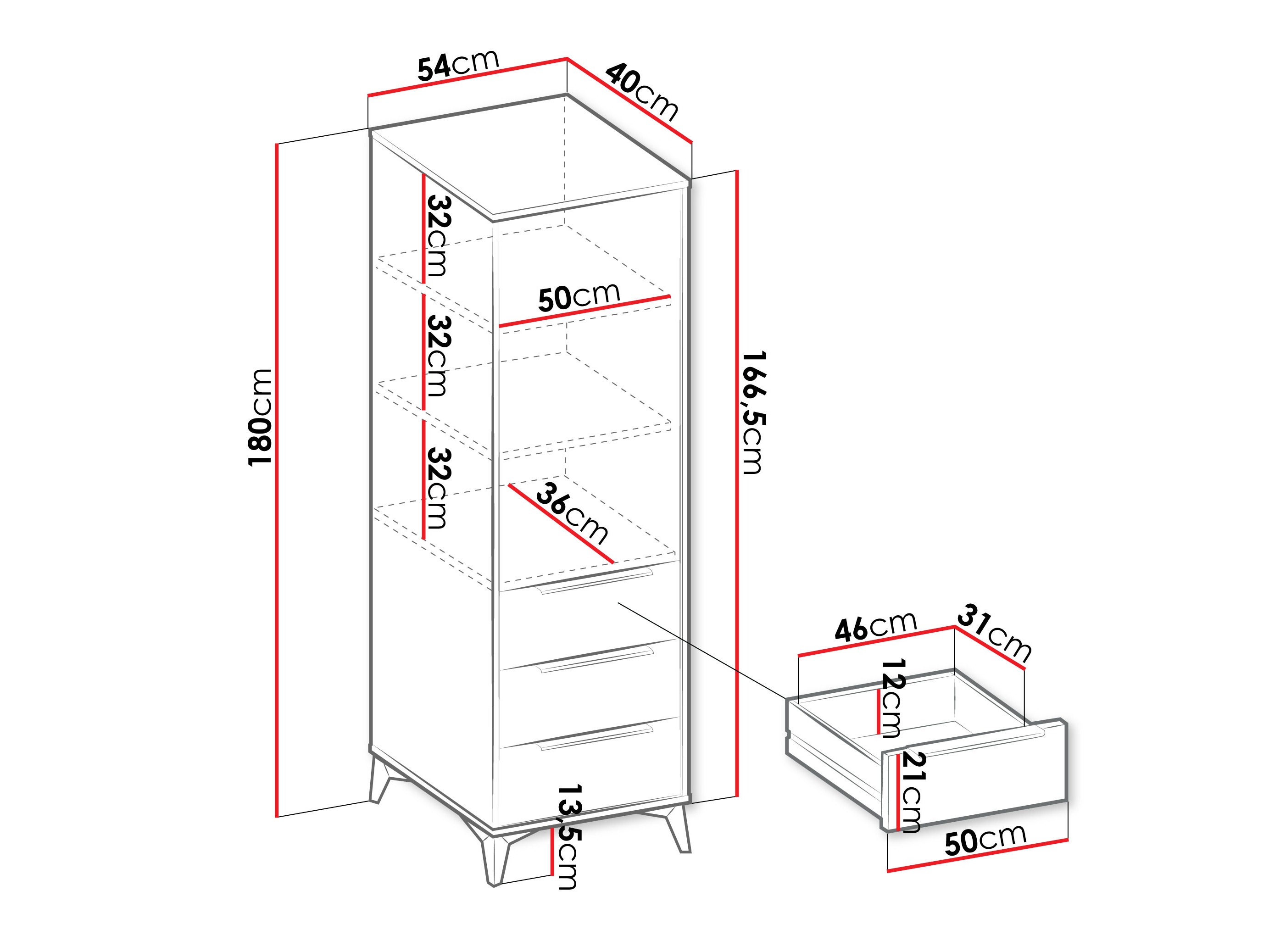 Bookcase Comfivo Enoteo 103