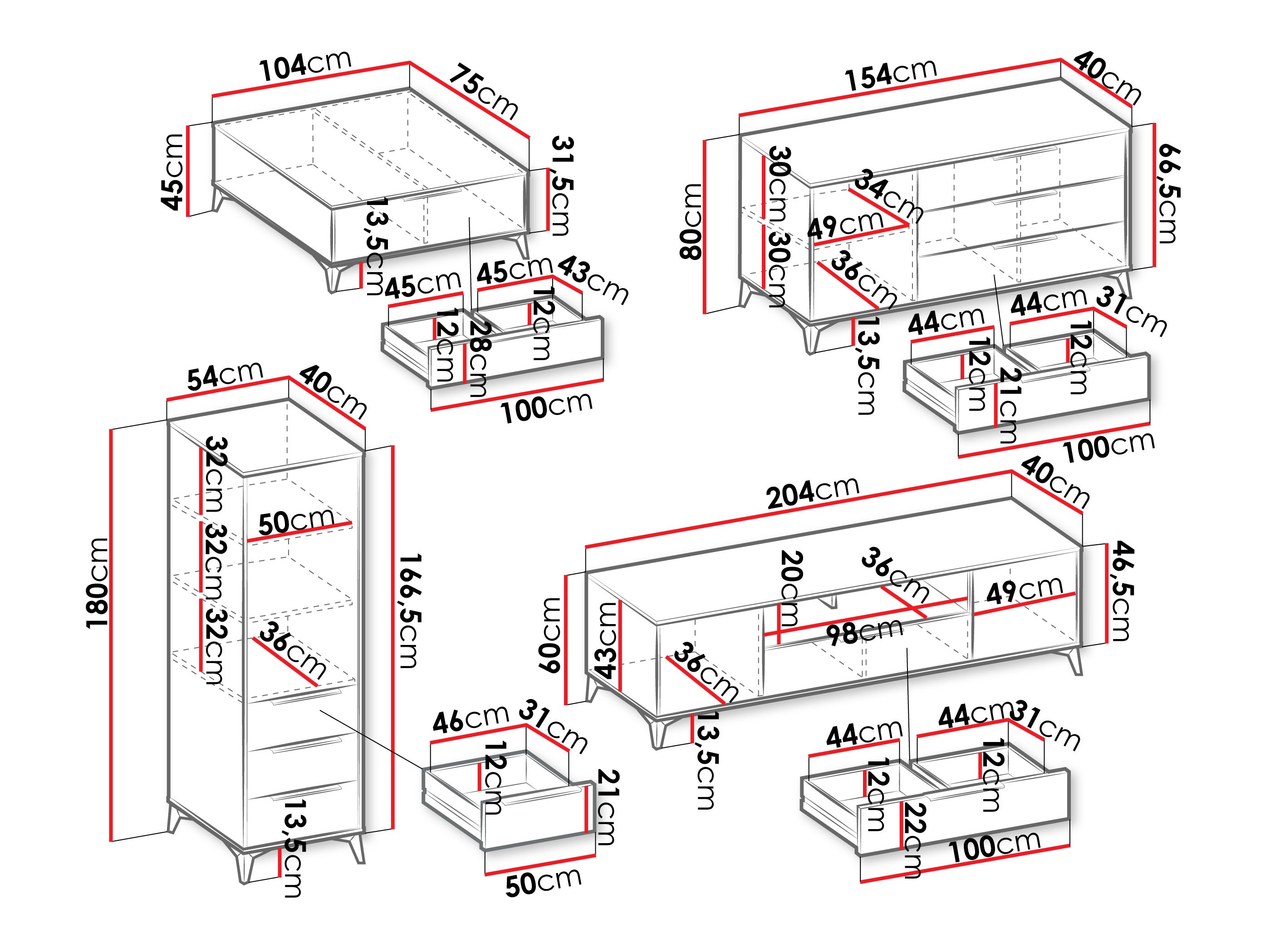 Living room set Comfivo Enoteo 108