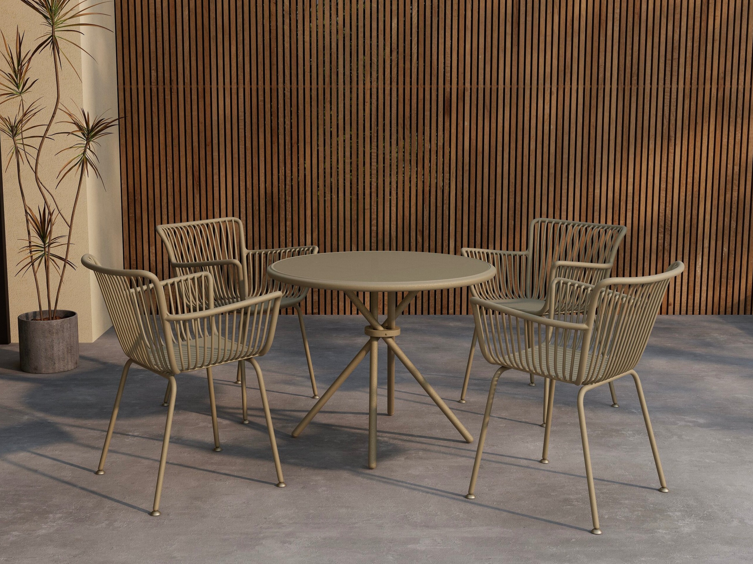 Table and chairs set Dallas 5163