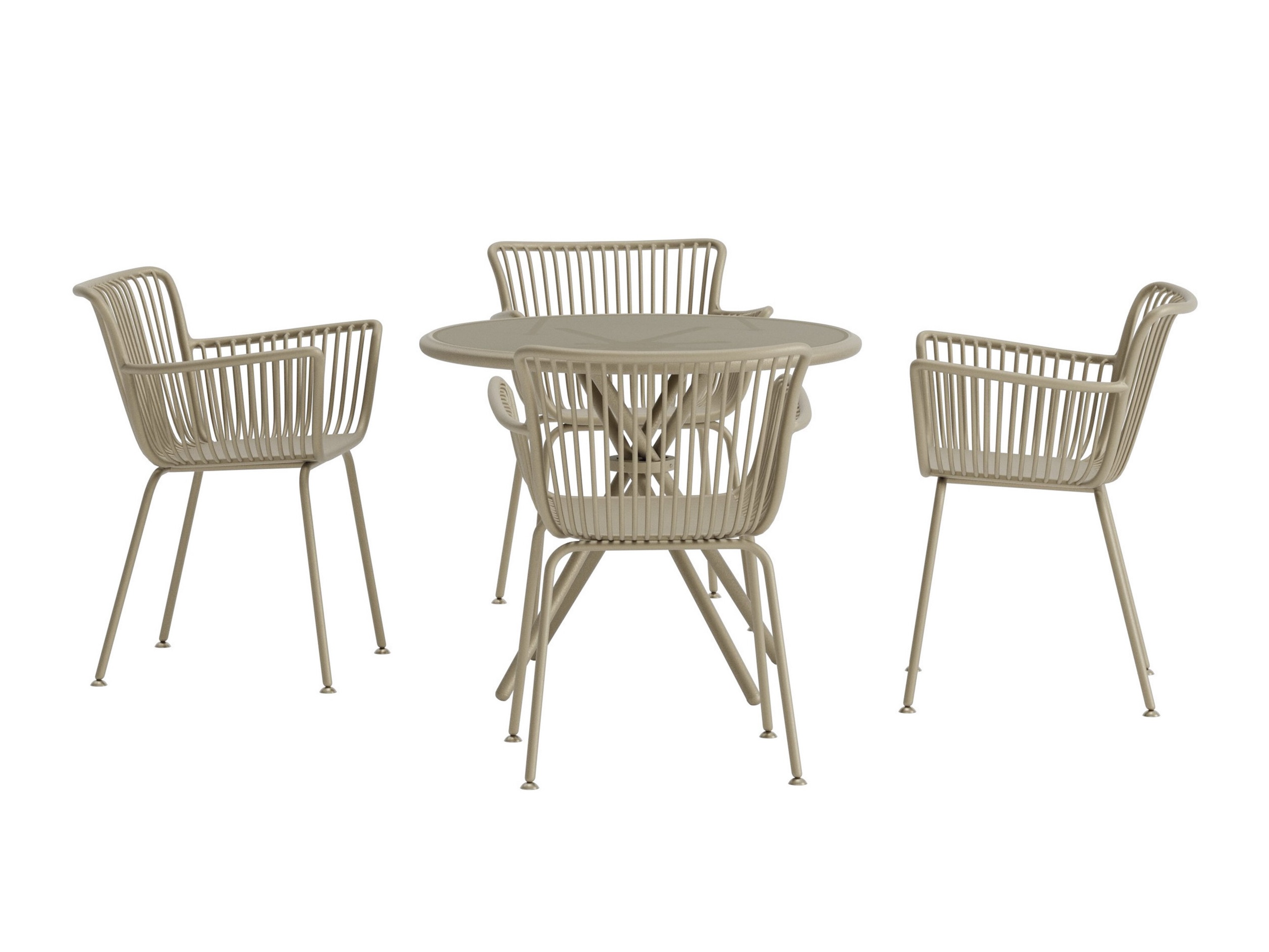 Table and chairs set Dallas 5163