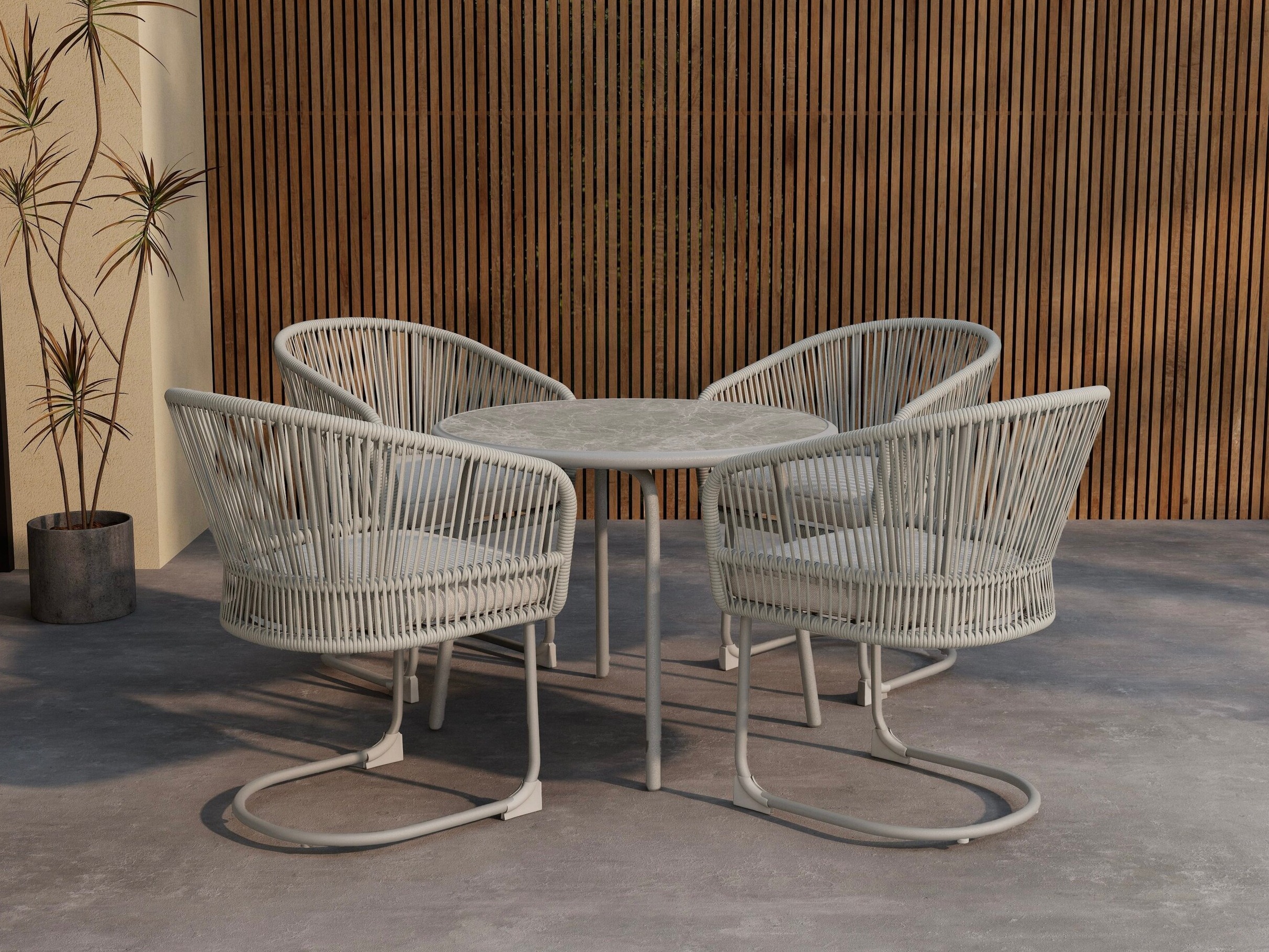 Table and chairs set Dallas 5164