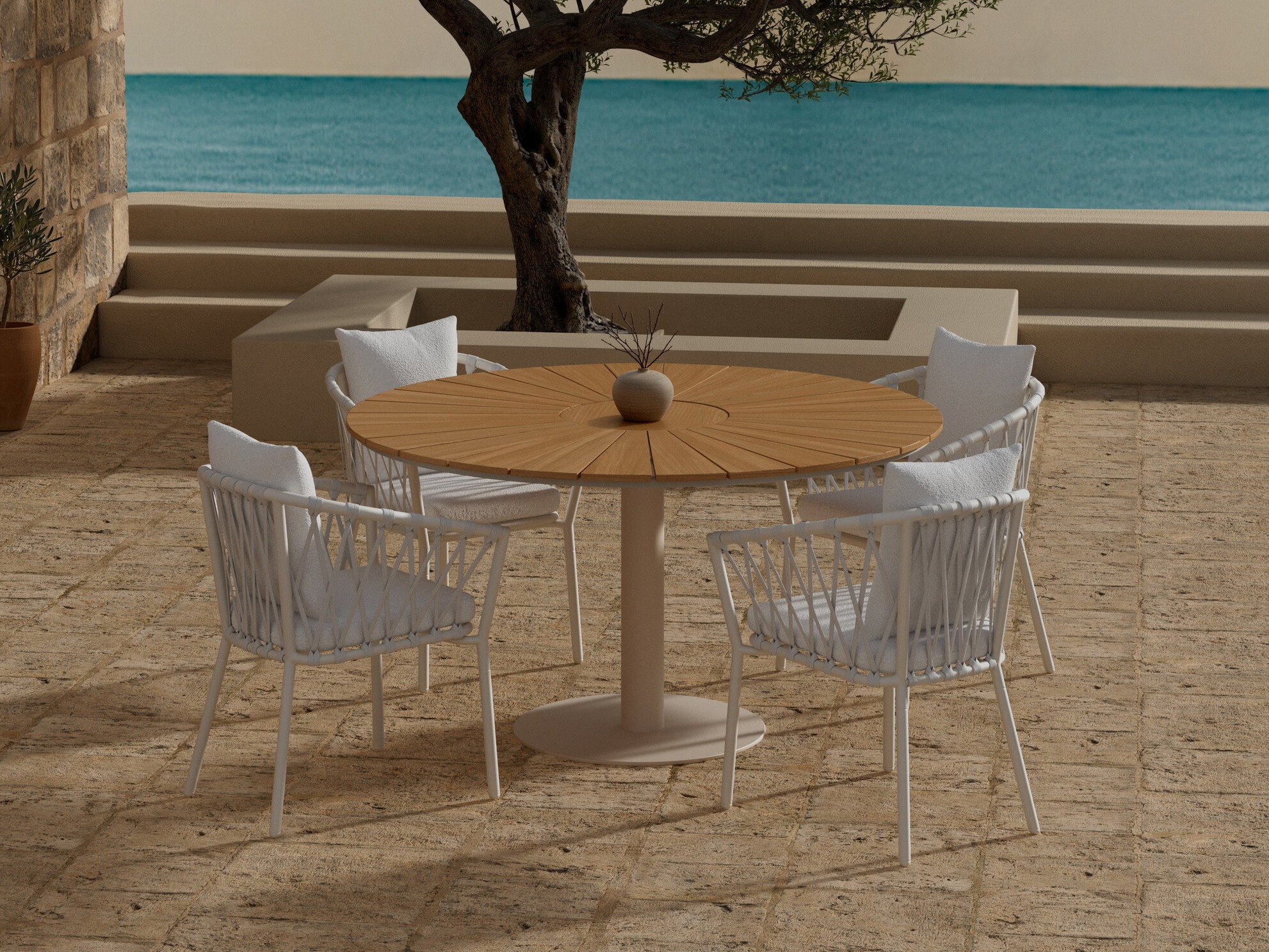 Table and chairs set Dallas 5168