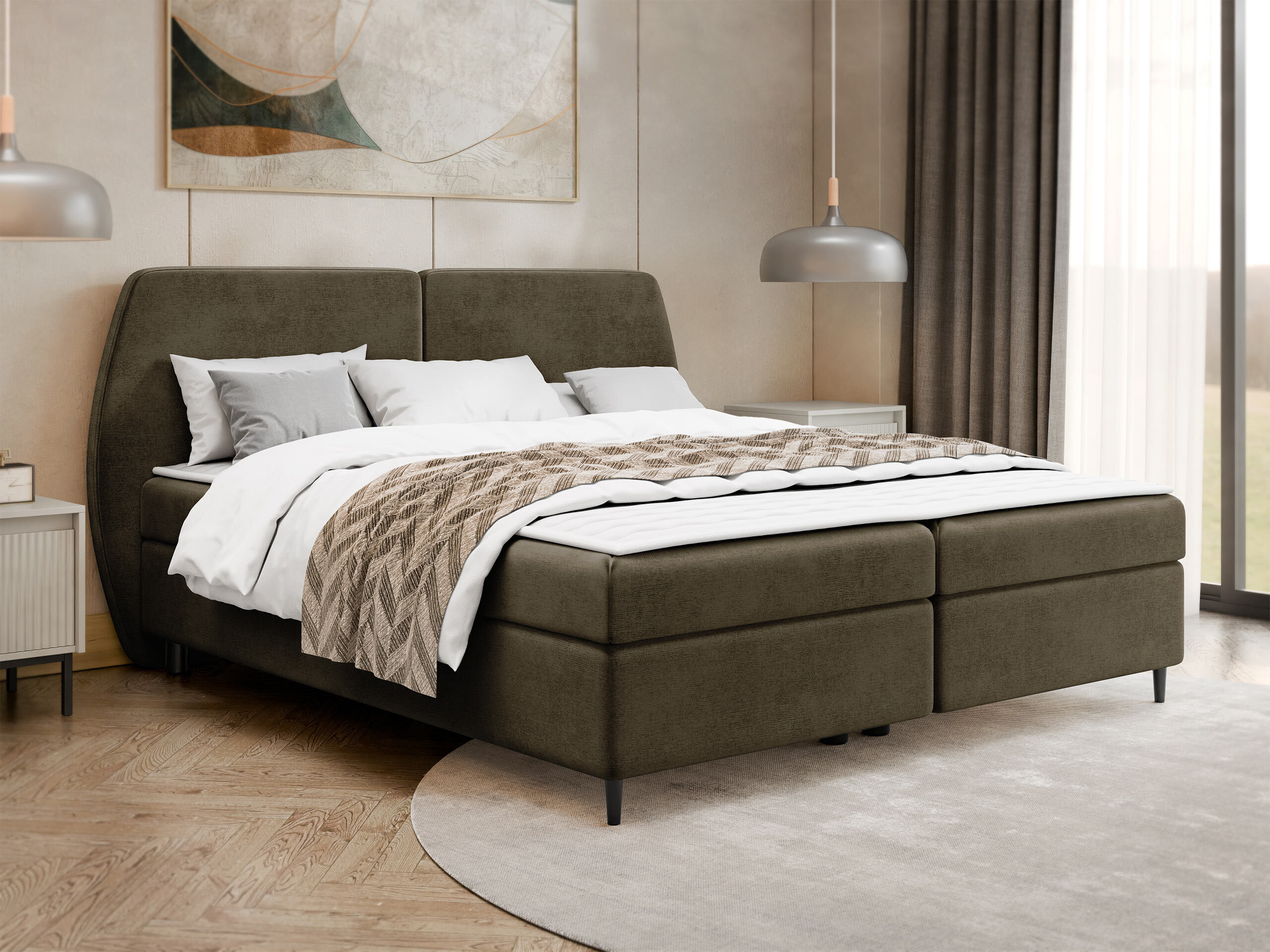 Continental bed Stonecrest 110 (Wave 09)