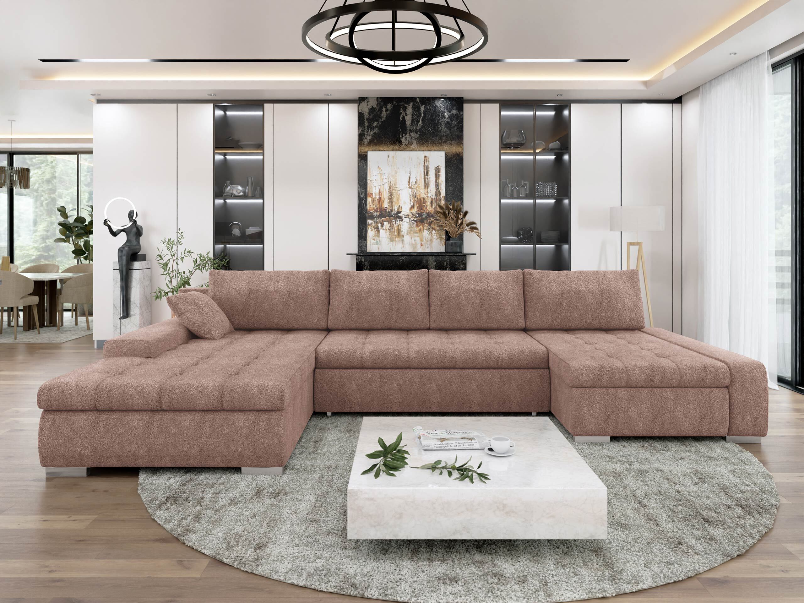 Corner sofa Comfivo 106 (Coral 45)