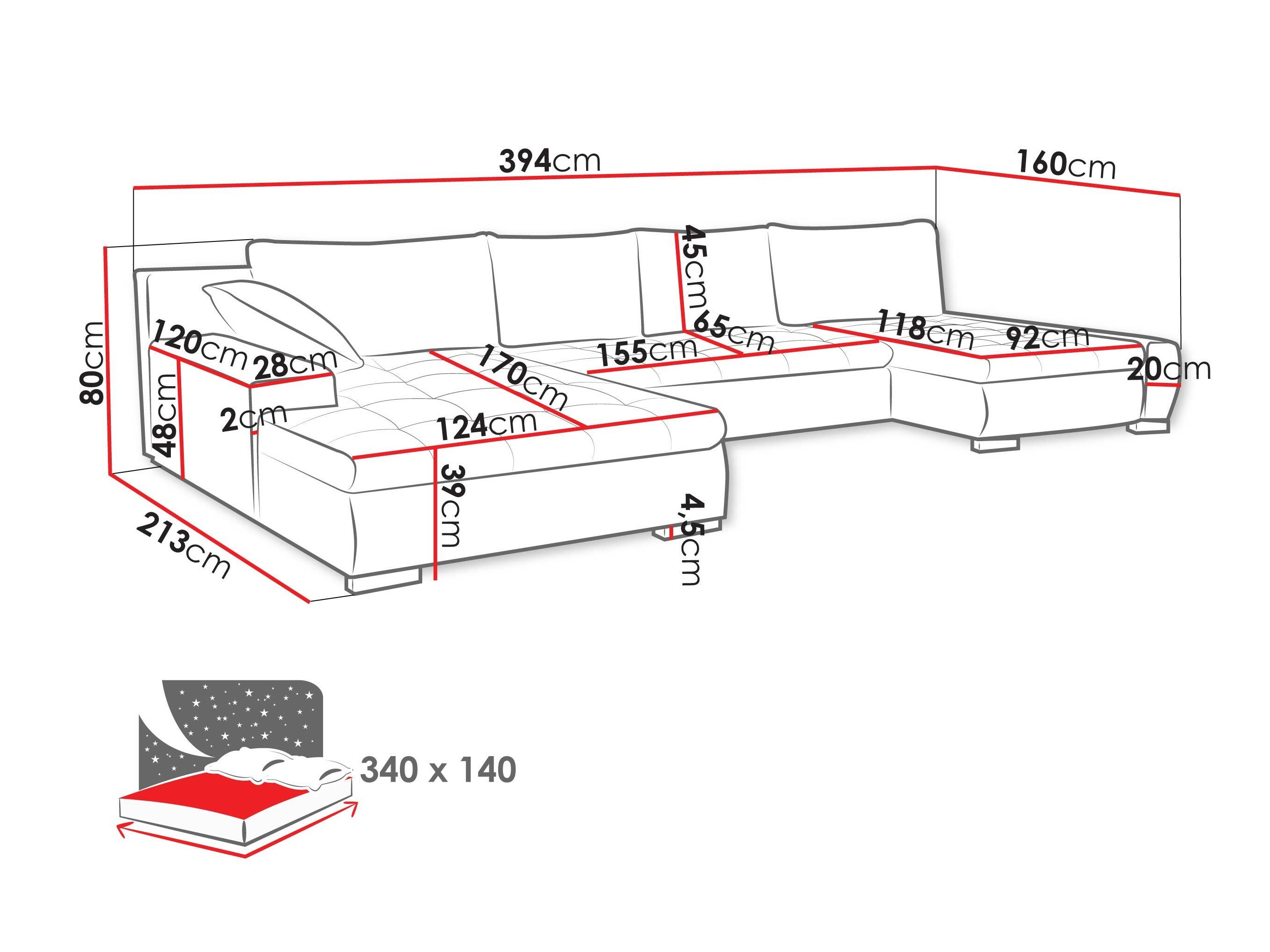Corner sofa Comfivo Oliva (Kronos 09 + Paros 05)