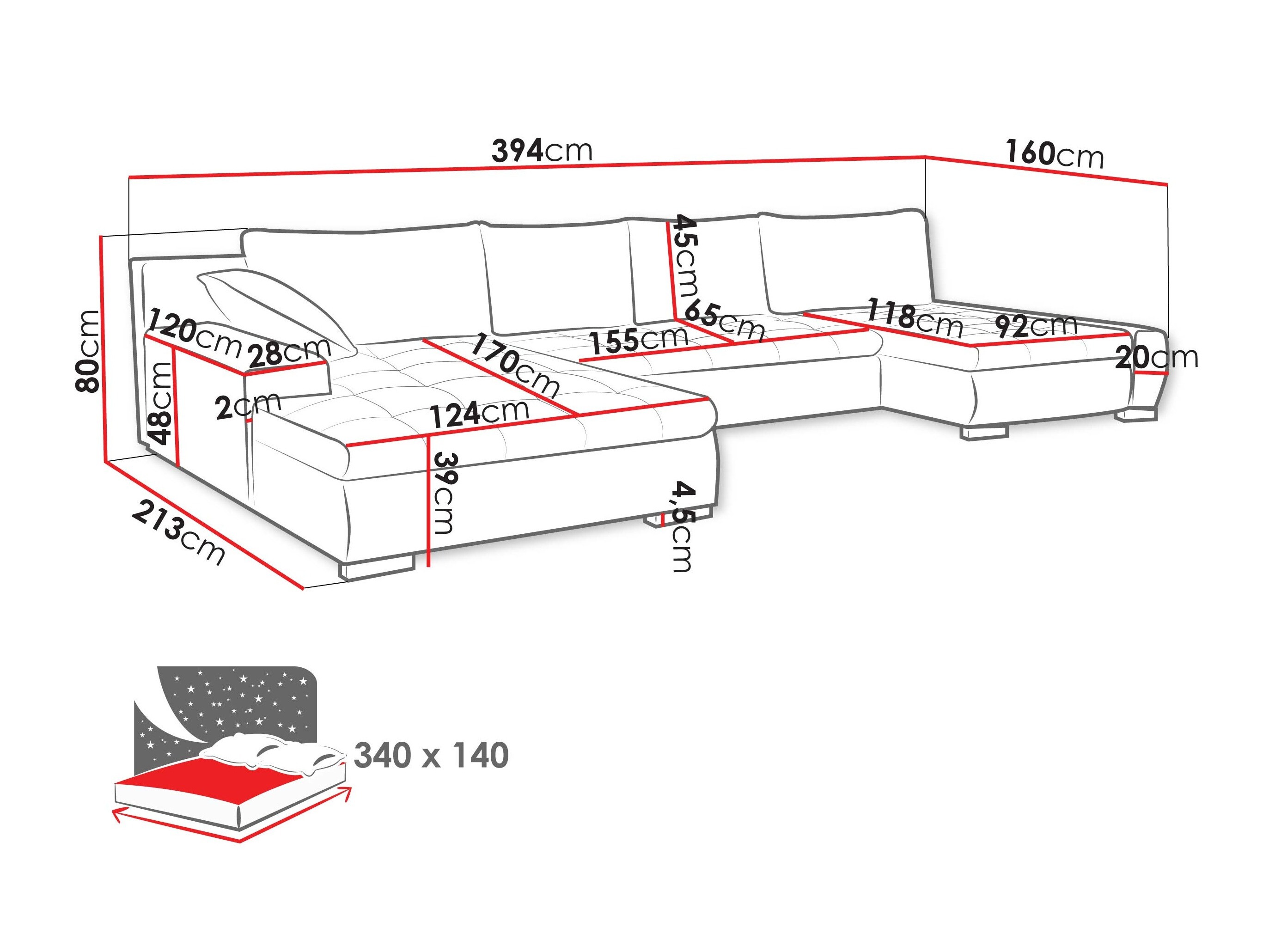 Corner sofa Comfivo Oliva (Lumo 30)