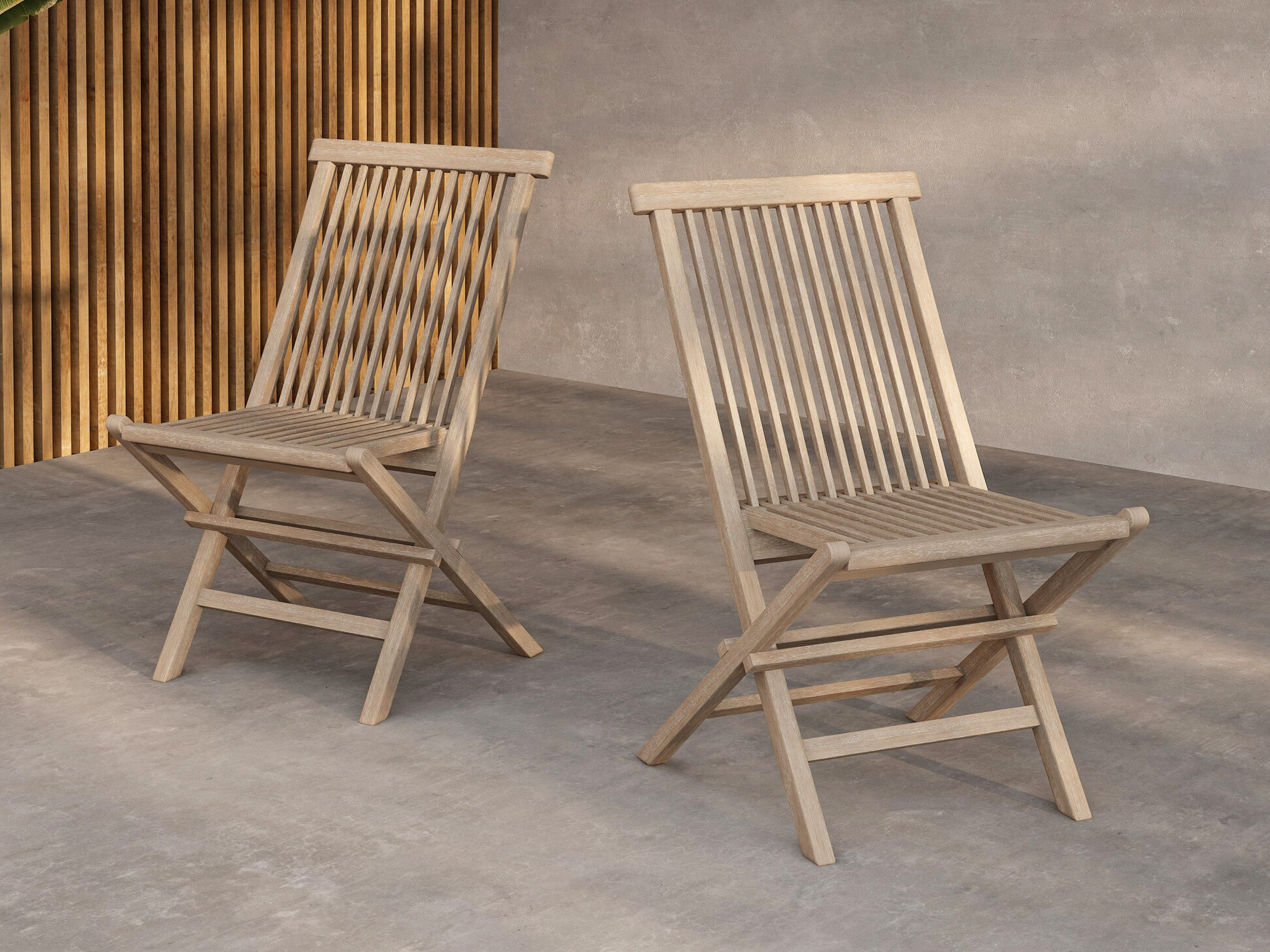 Outdoor chair Nunova 134 (Light wood)