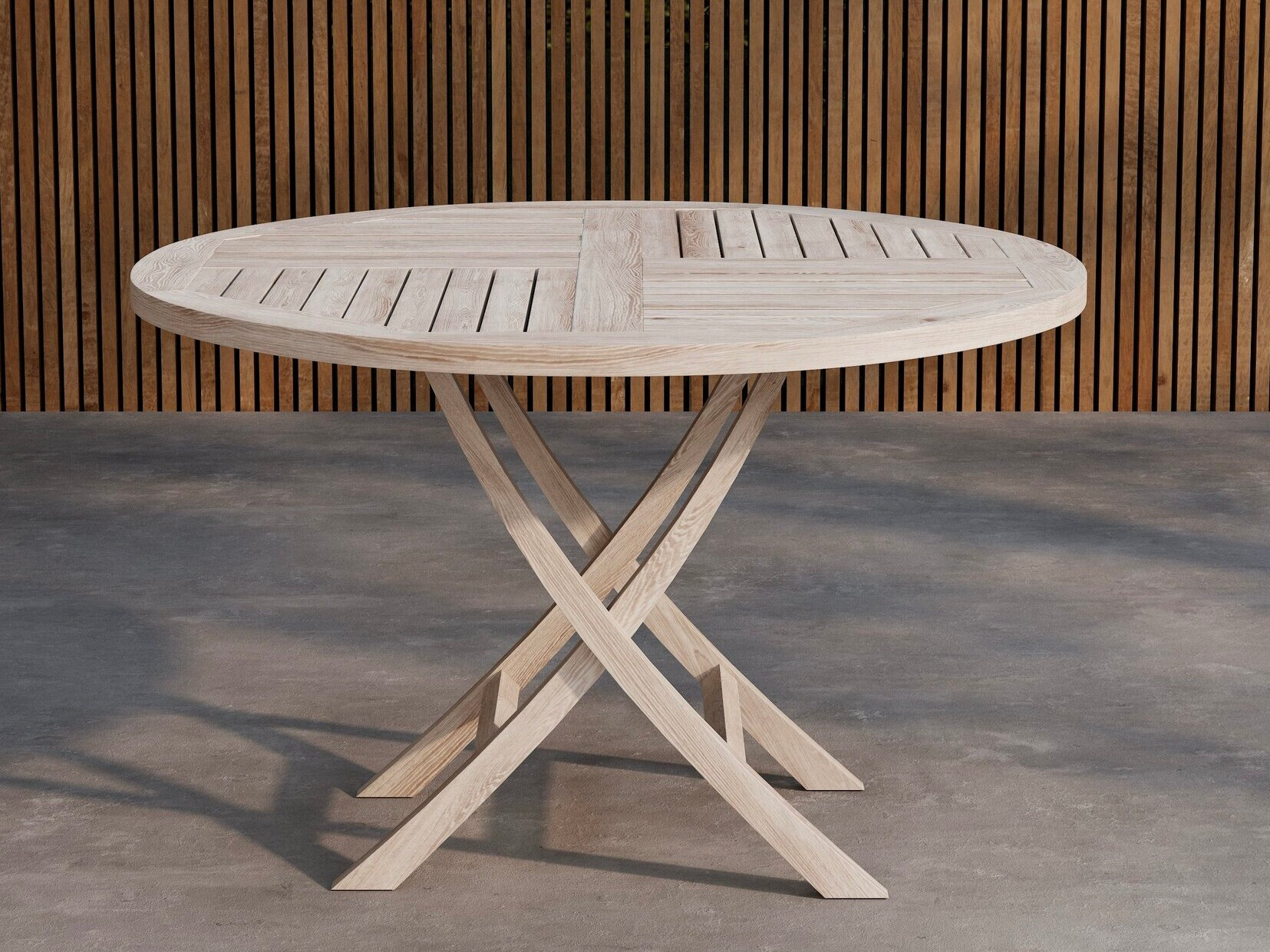 Outdoor table Nunova 133 (Light wood)