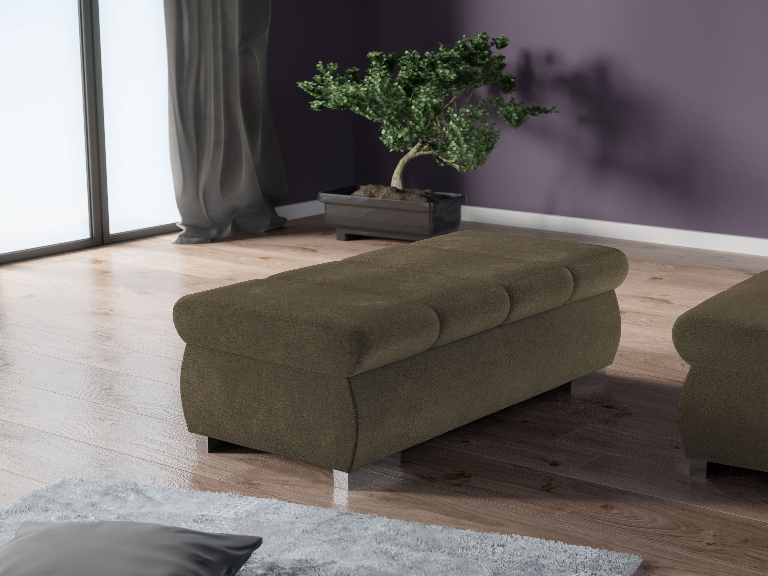 Upholstered bench Comfivo Olivetum I (Wave 09)