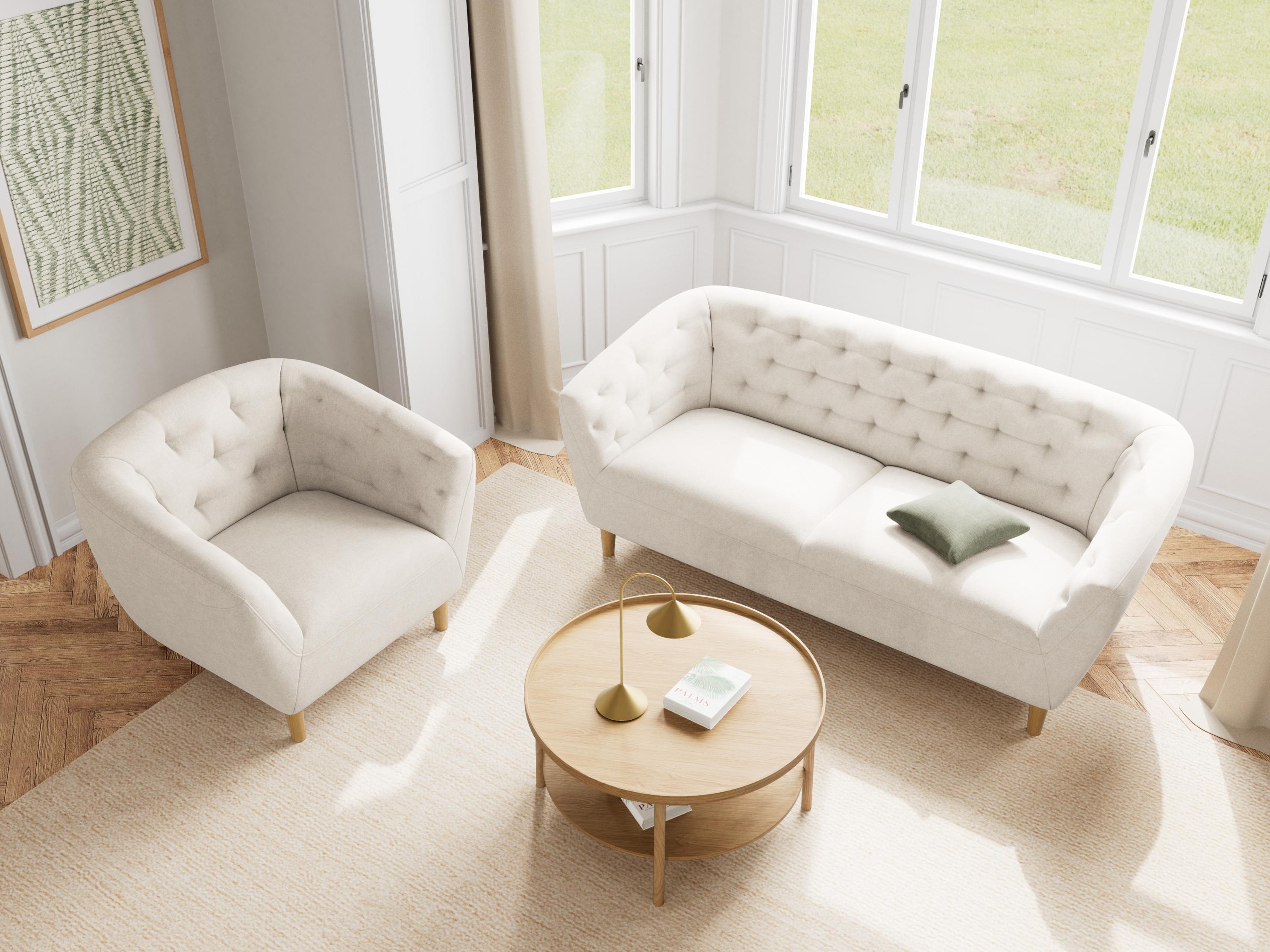 Chesterfield armchair Norsica 1054