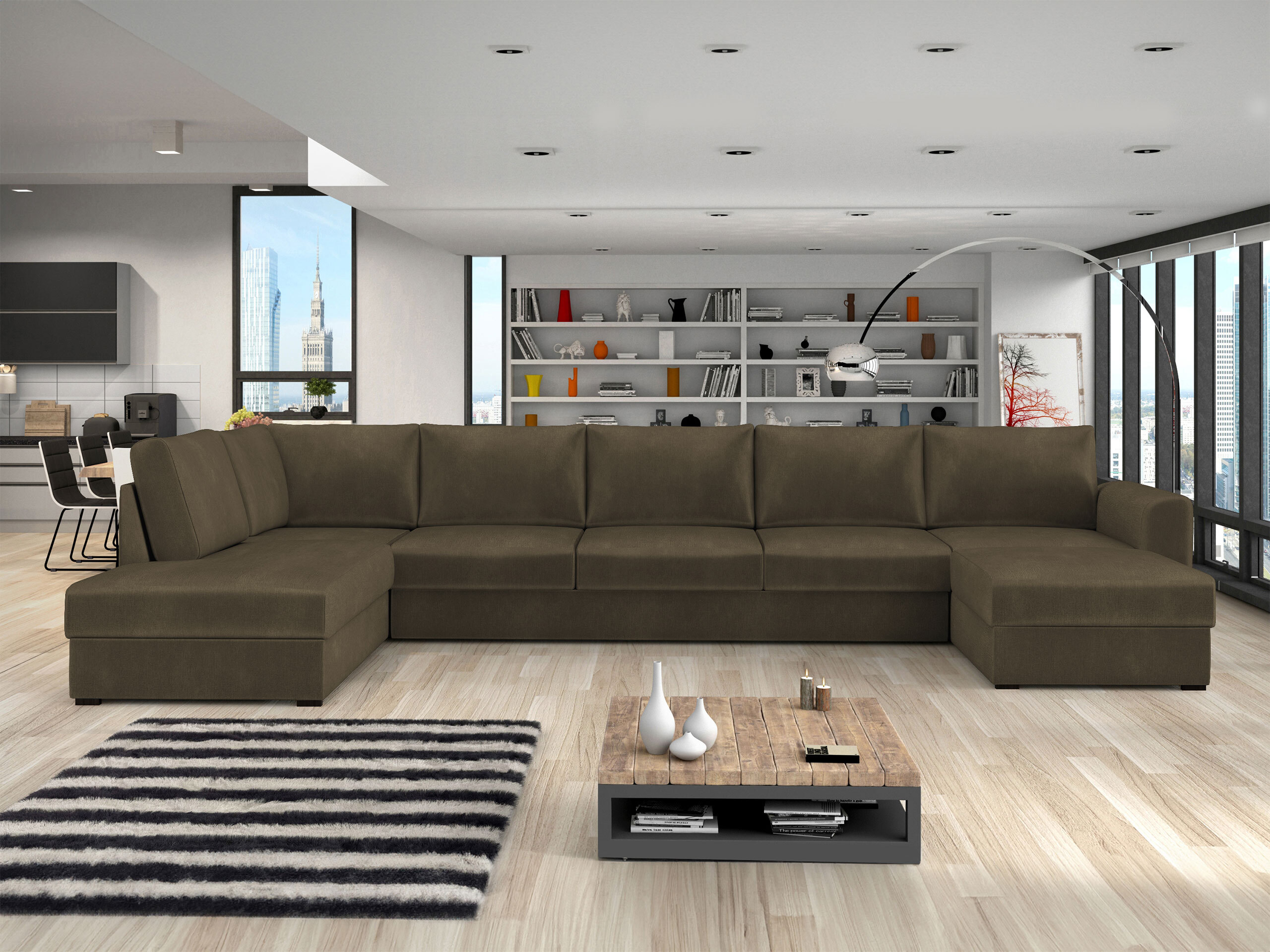 Corner sofa Comfivo Flumen I (Wave 09)