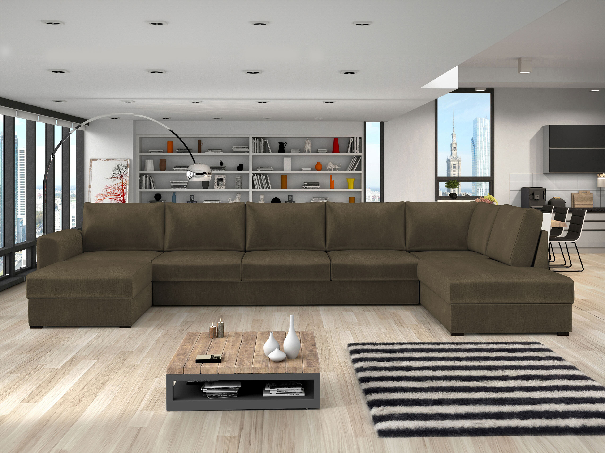 Corner sofa Comfivo Flumen I (Wave 09)