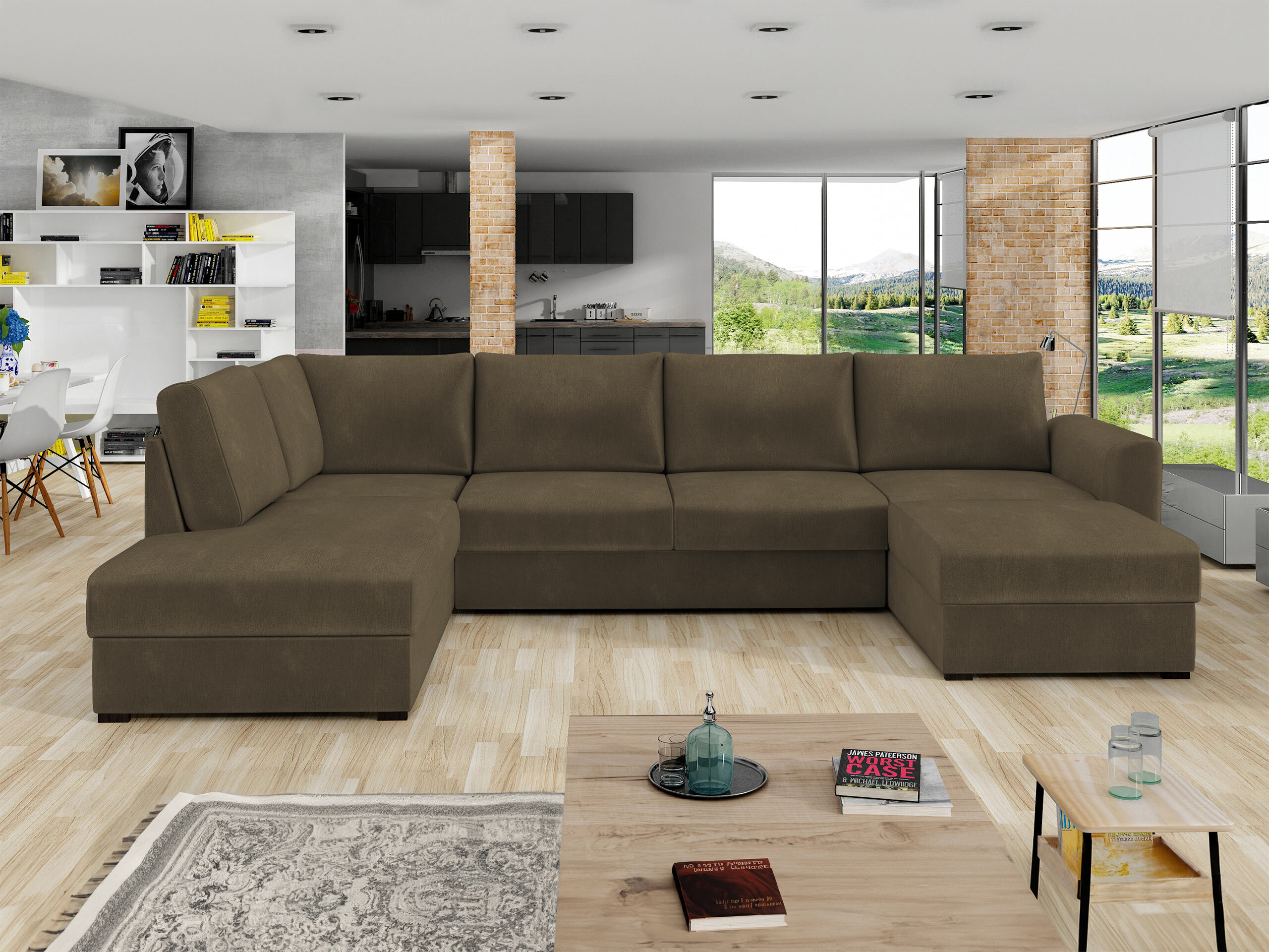 Corner sofa Comfivo Flumen (Wave 09)