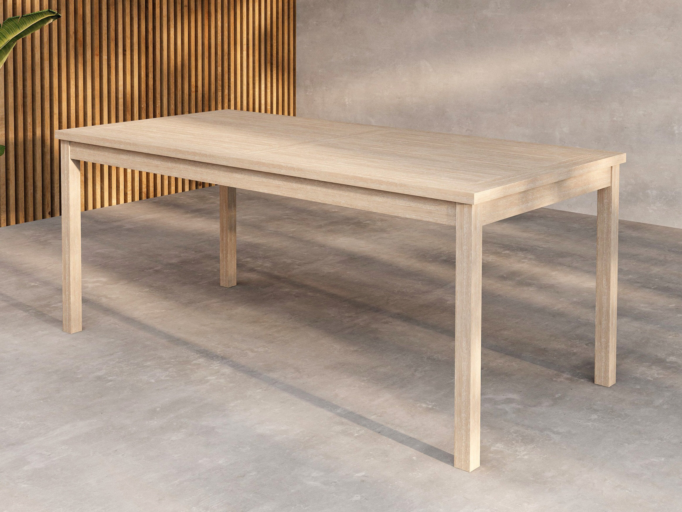 Outdoor table Nunova 135 (Light wood)