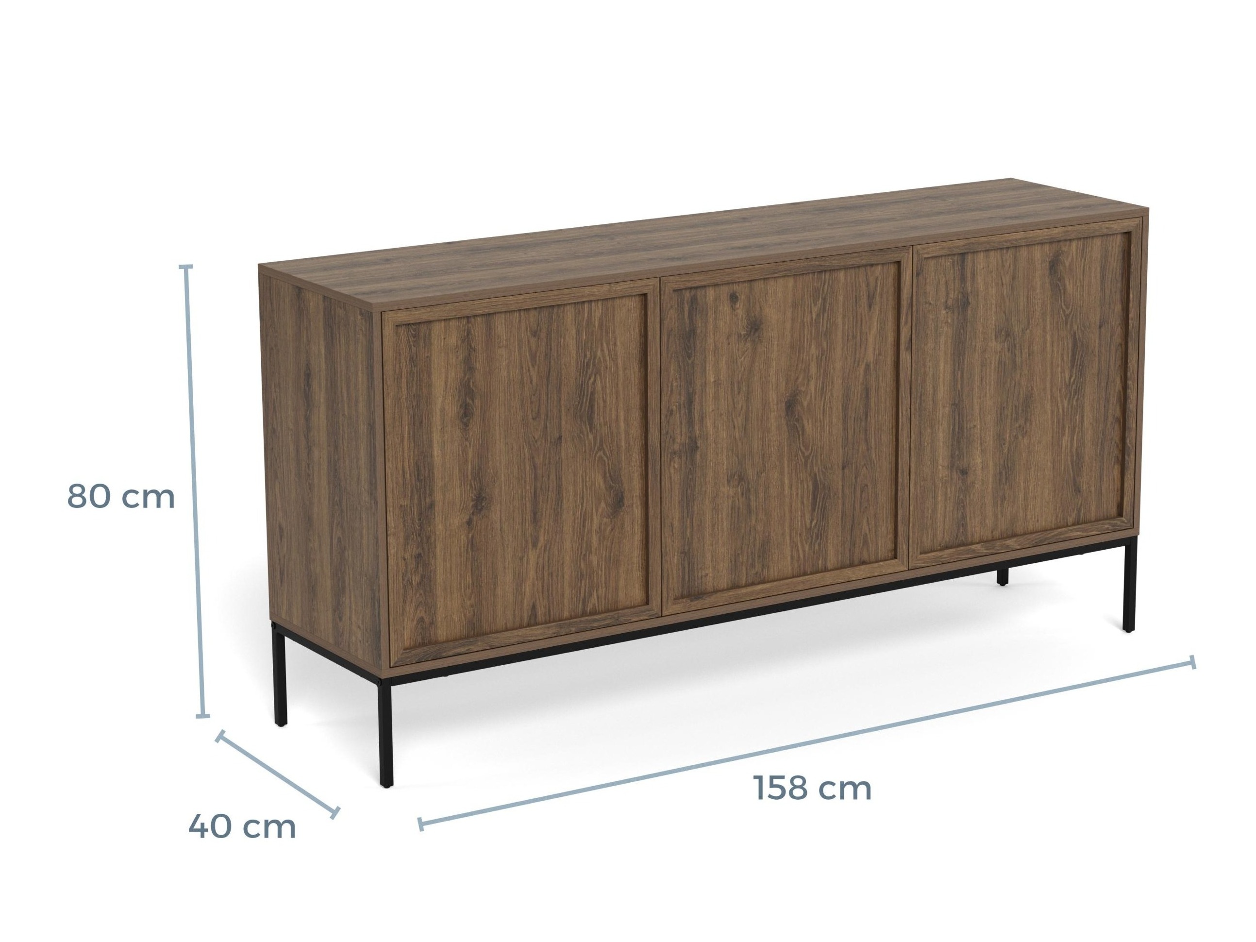 Sideboard Norsica 1051 (Dark oak)