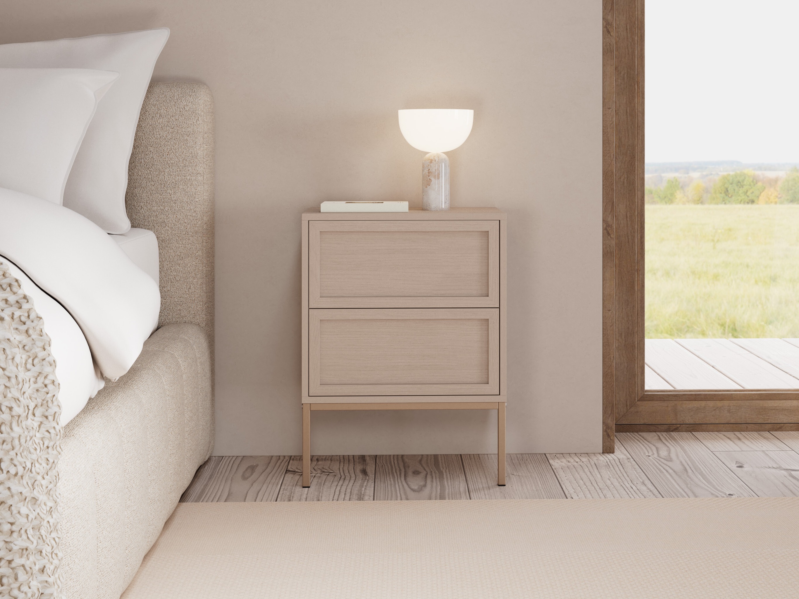 Bedside table Norsica 1050 (Grey)
