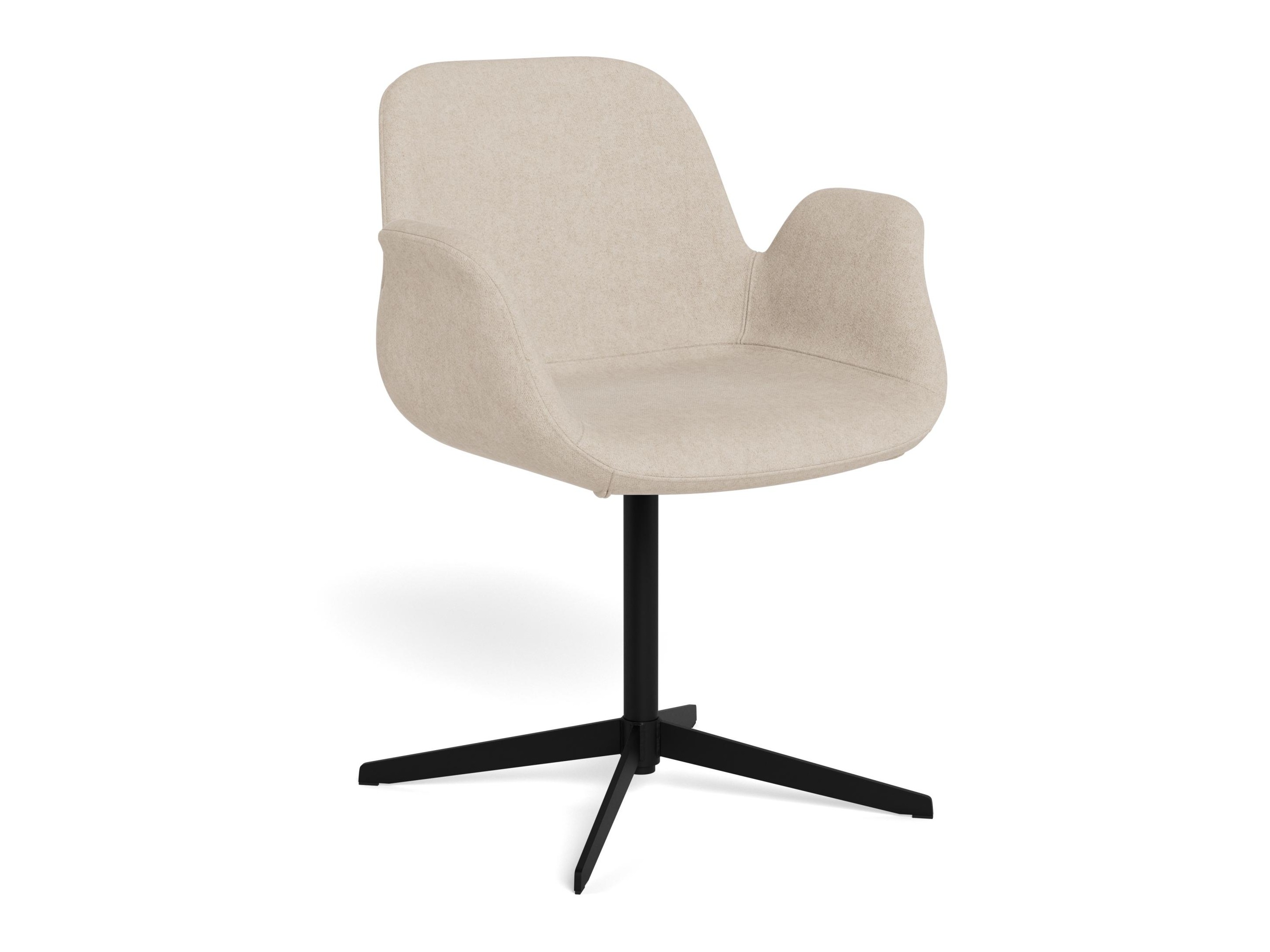 Chair Norsica 1058 (Black + Light brown)