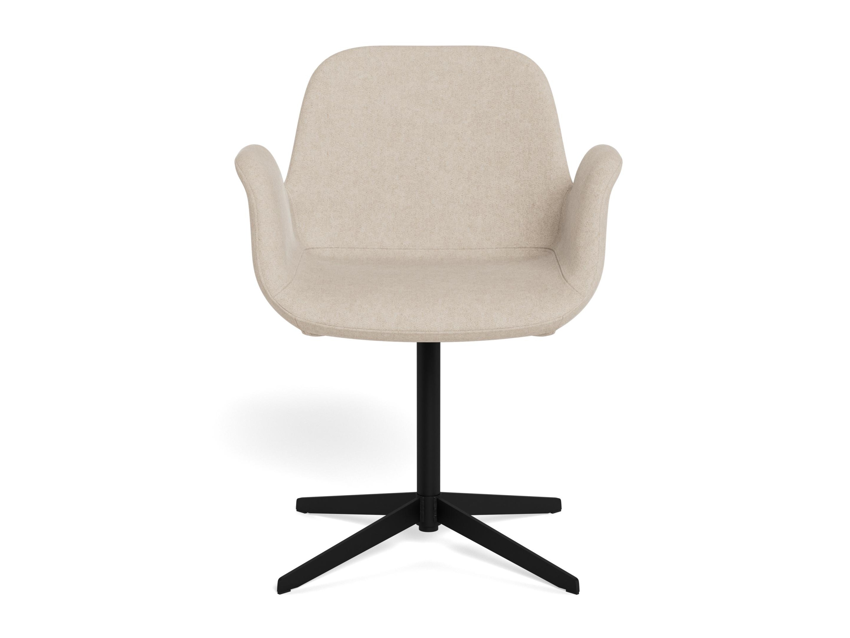 Chair Norsica 1058 (Black + Light brown)