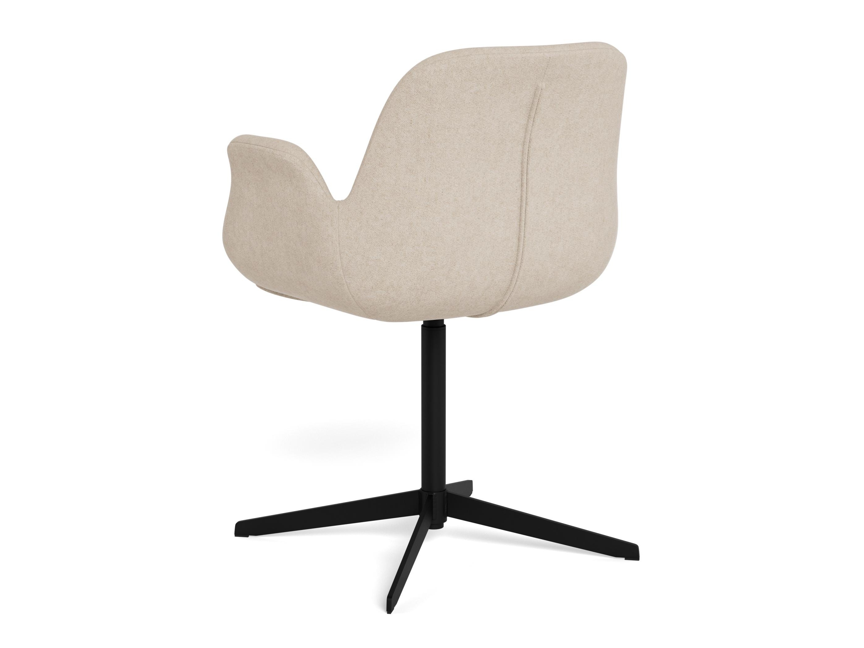 Chair Norsica 1058 (Black + Light brown)