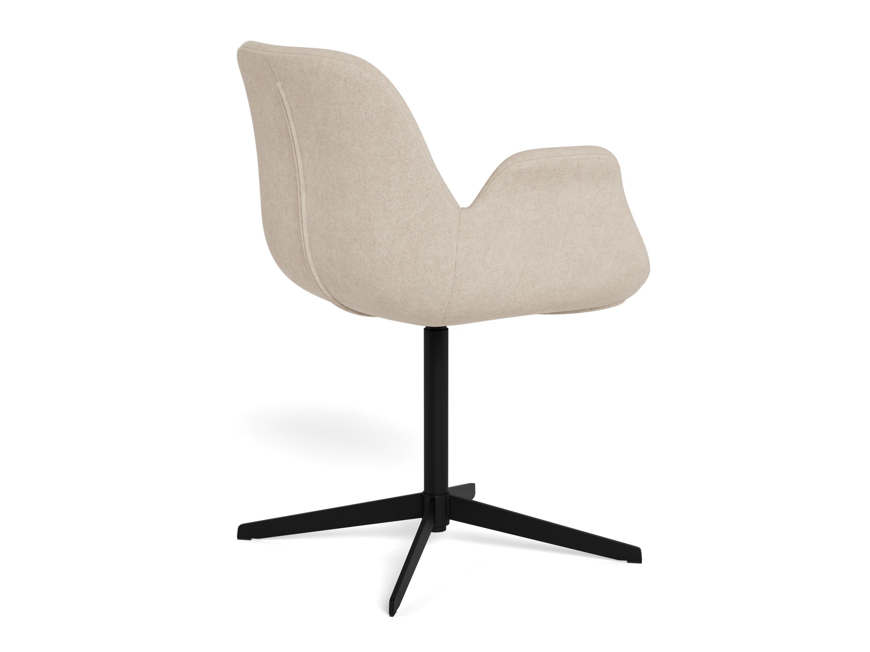 Chair Norsica 1058 (Black + Light brown)