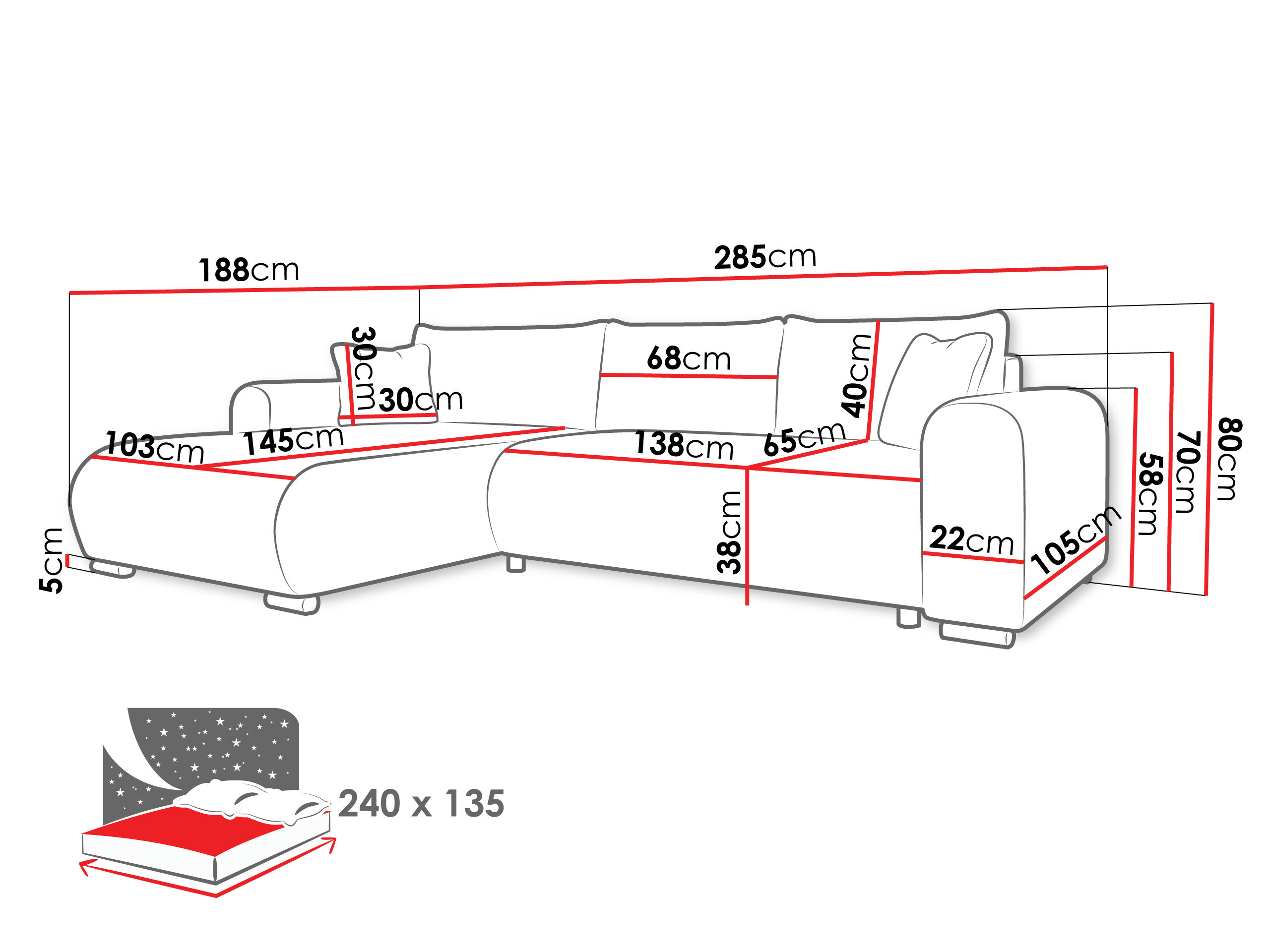 Corner sofa Comfivo Consors (Poso 52)