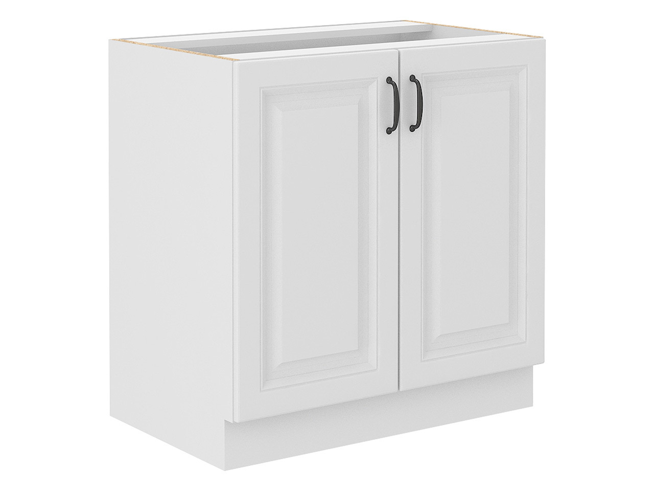 Modular cabinet with doors Retro White 119