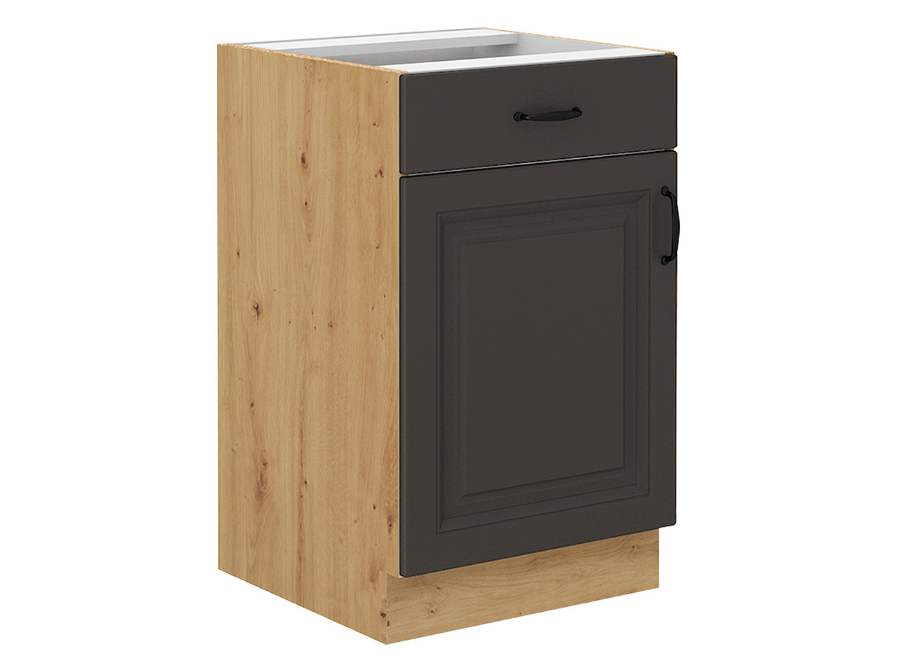 Modular cabinet with drawer and doors Retro Grey 105