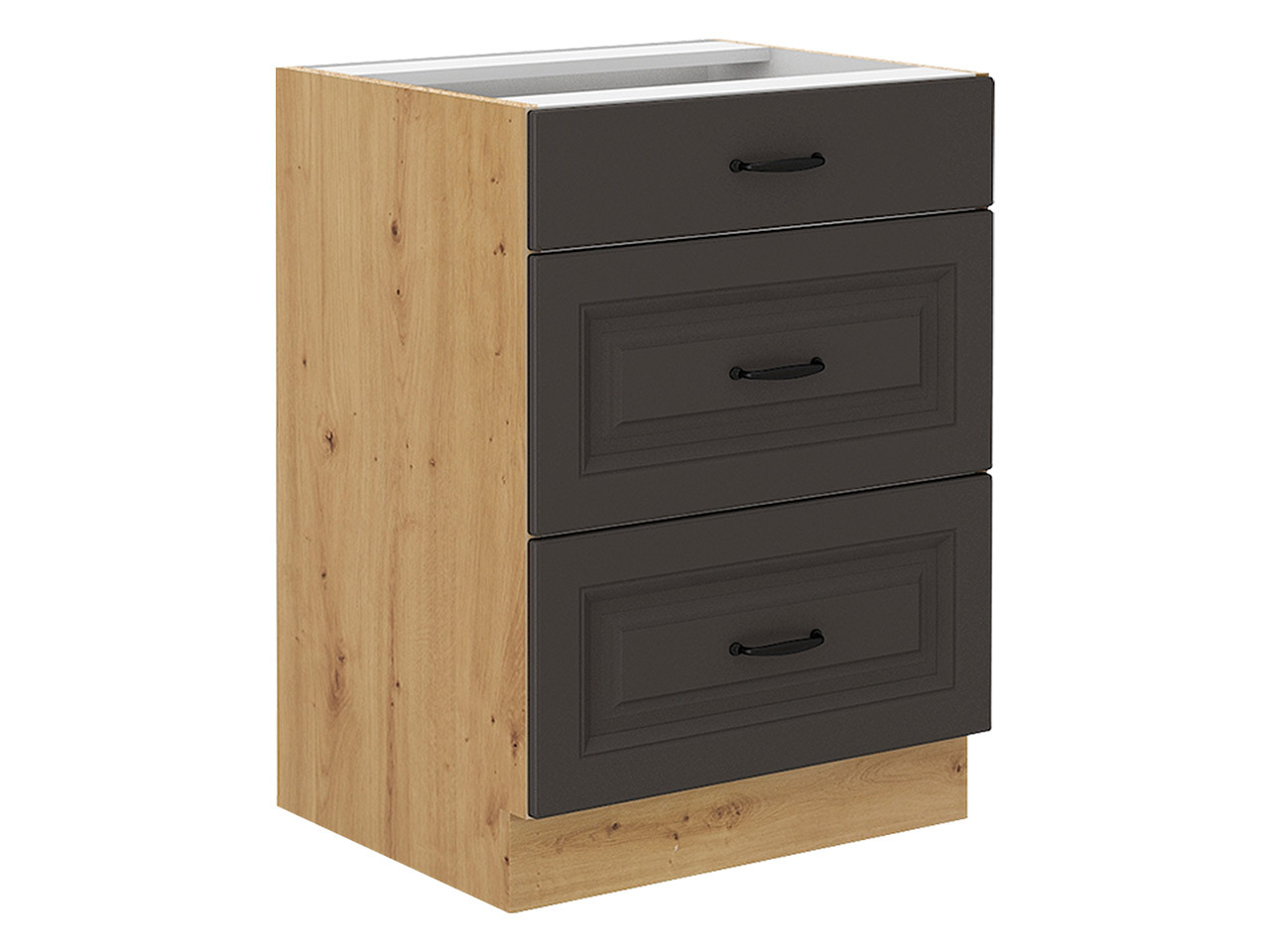 Modular cabinet with drawers Retro Grey 108