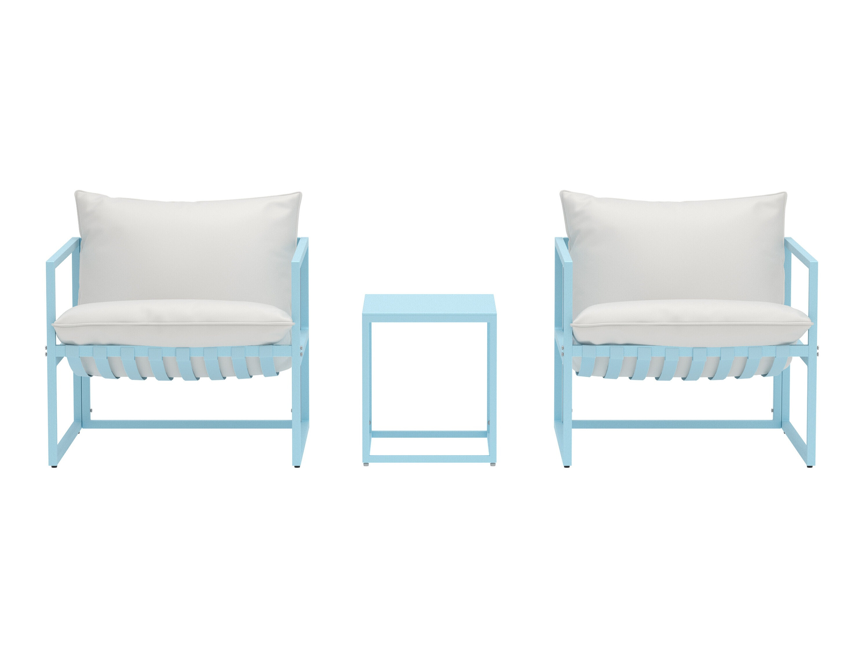Outdoor furniture set Dallas 5186 (Light blue + Beige)