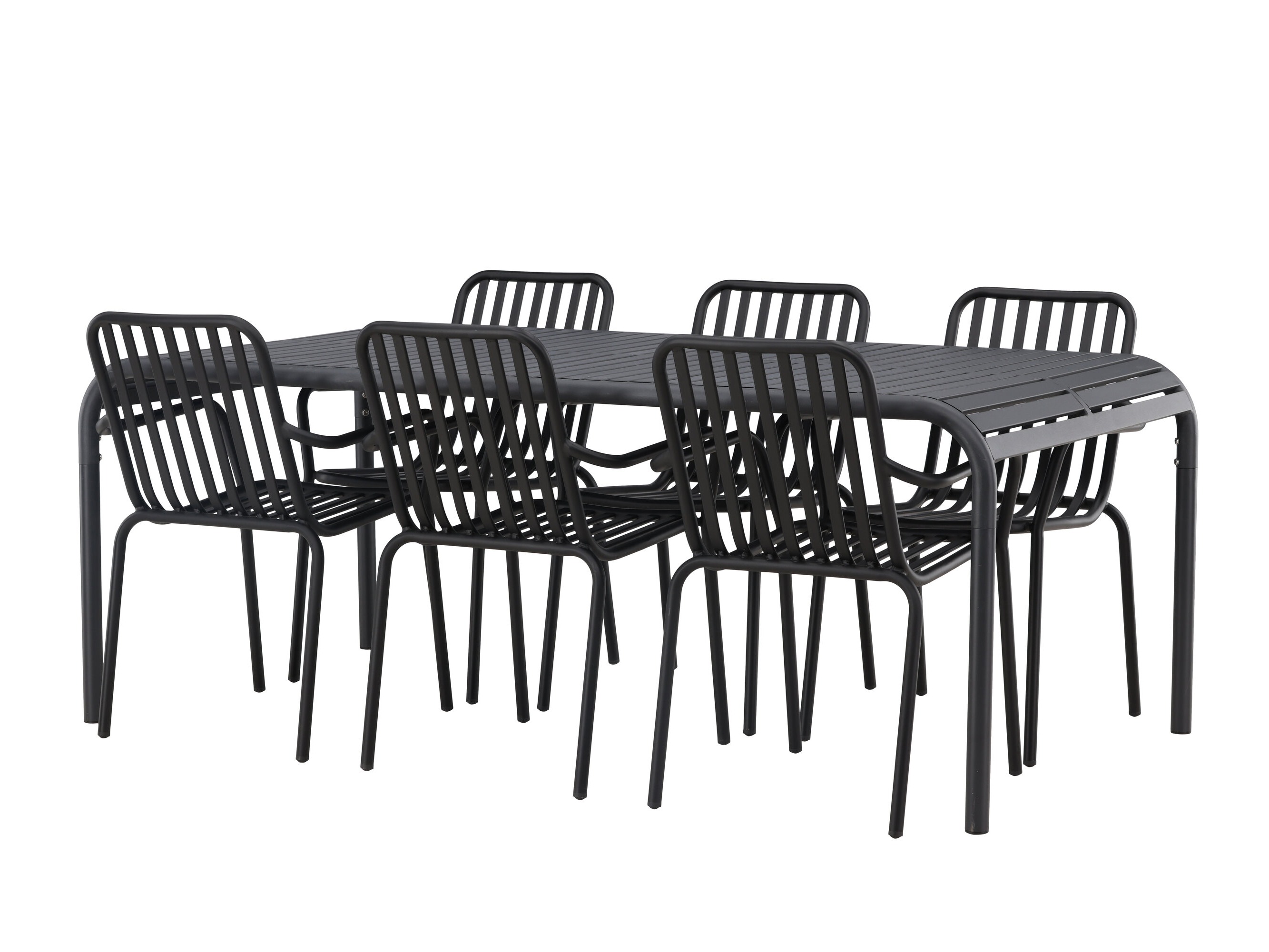 Table and chairs set Dallas 3541 (Black)
