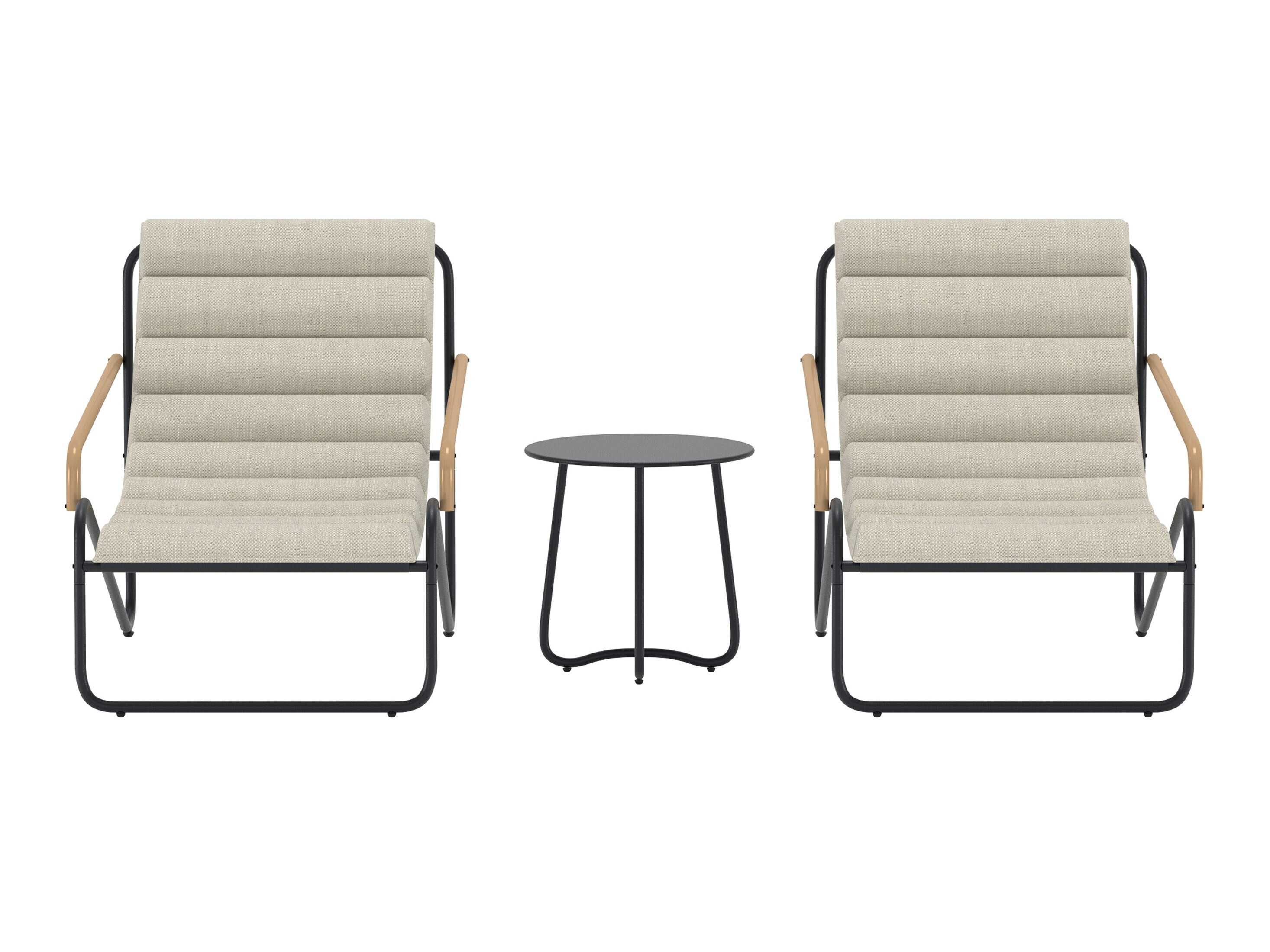 Balcony furniture set Dallas 5194 (Black)