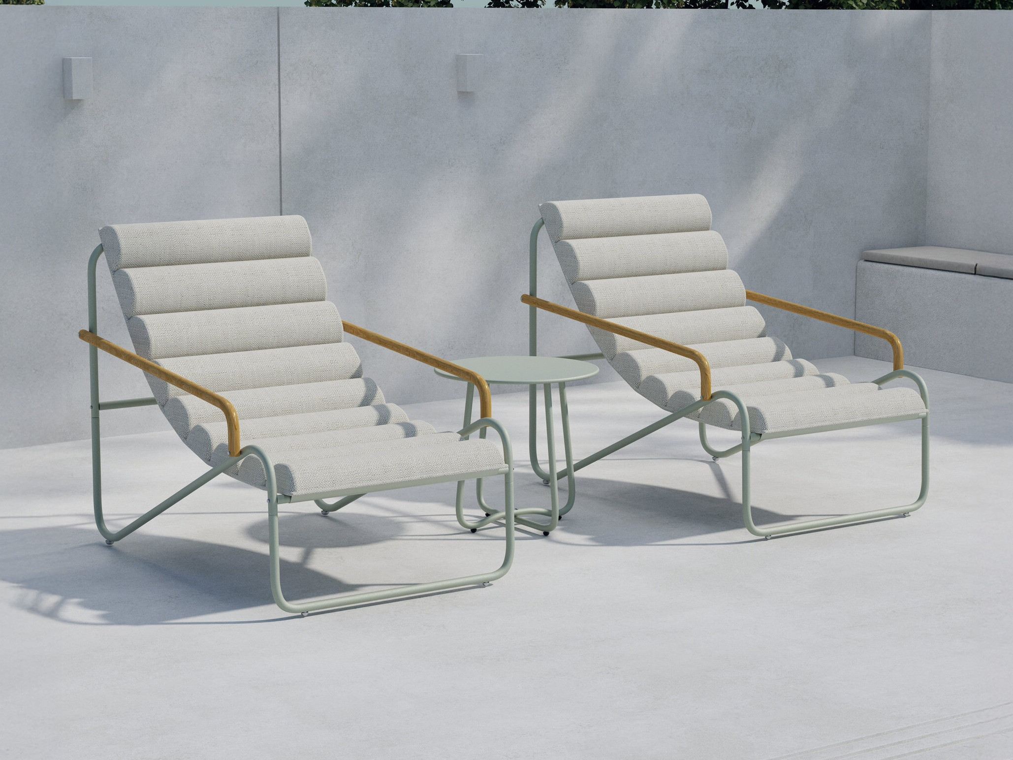 Balcony furniture set Dallas 5194 (Green)