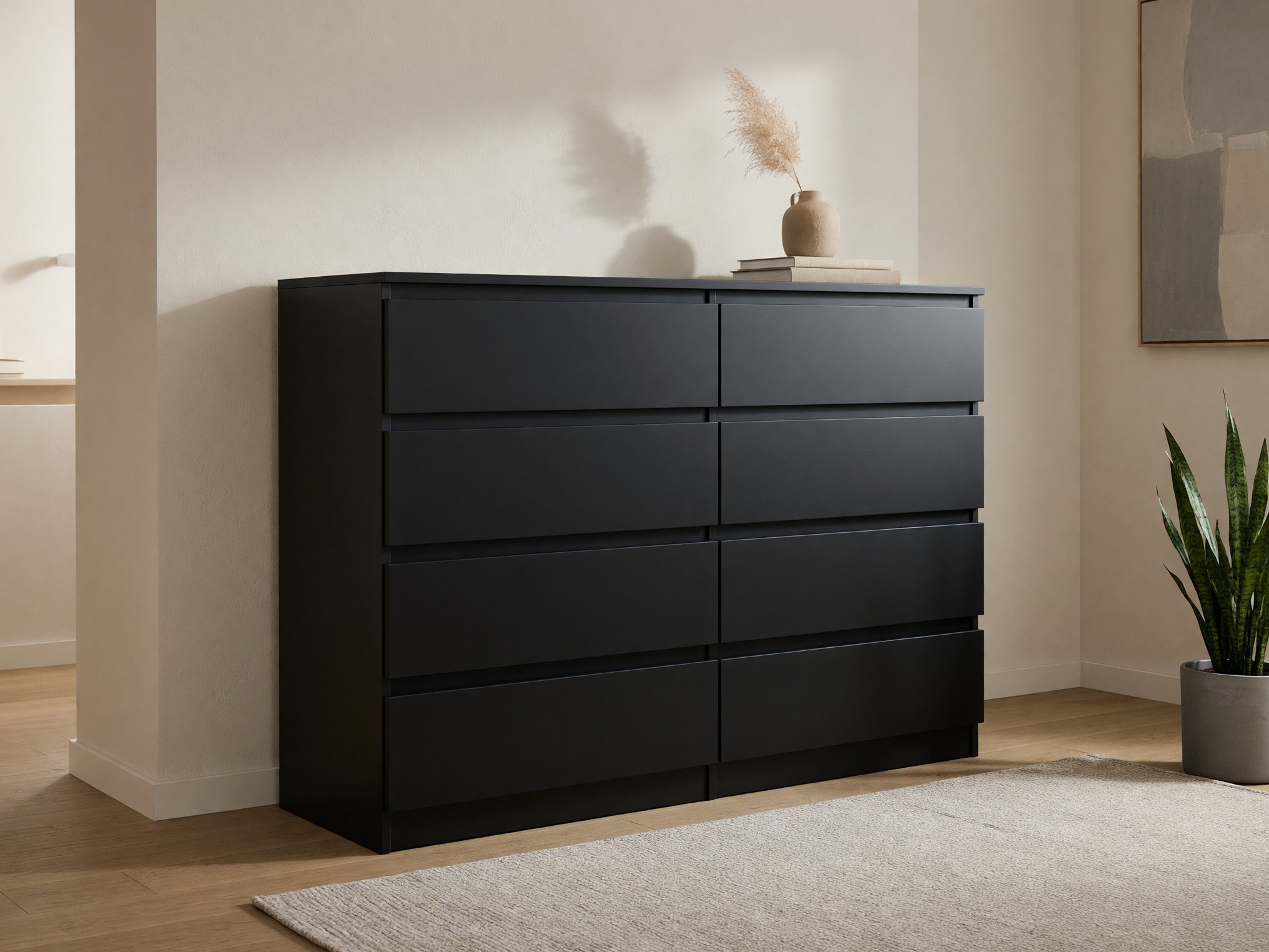 Chest of drawers Comfivo Structor III (Black)