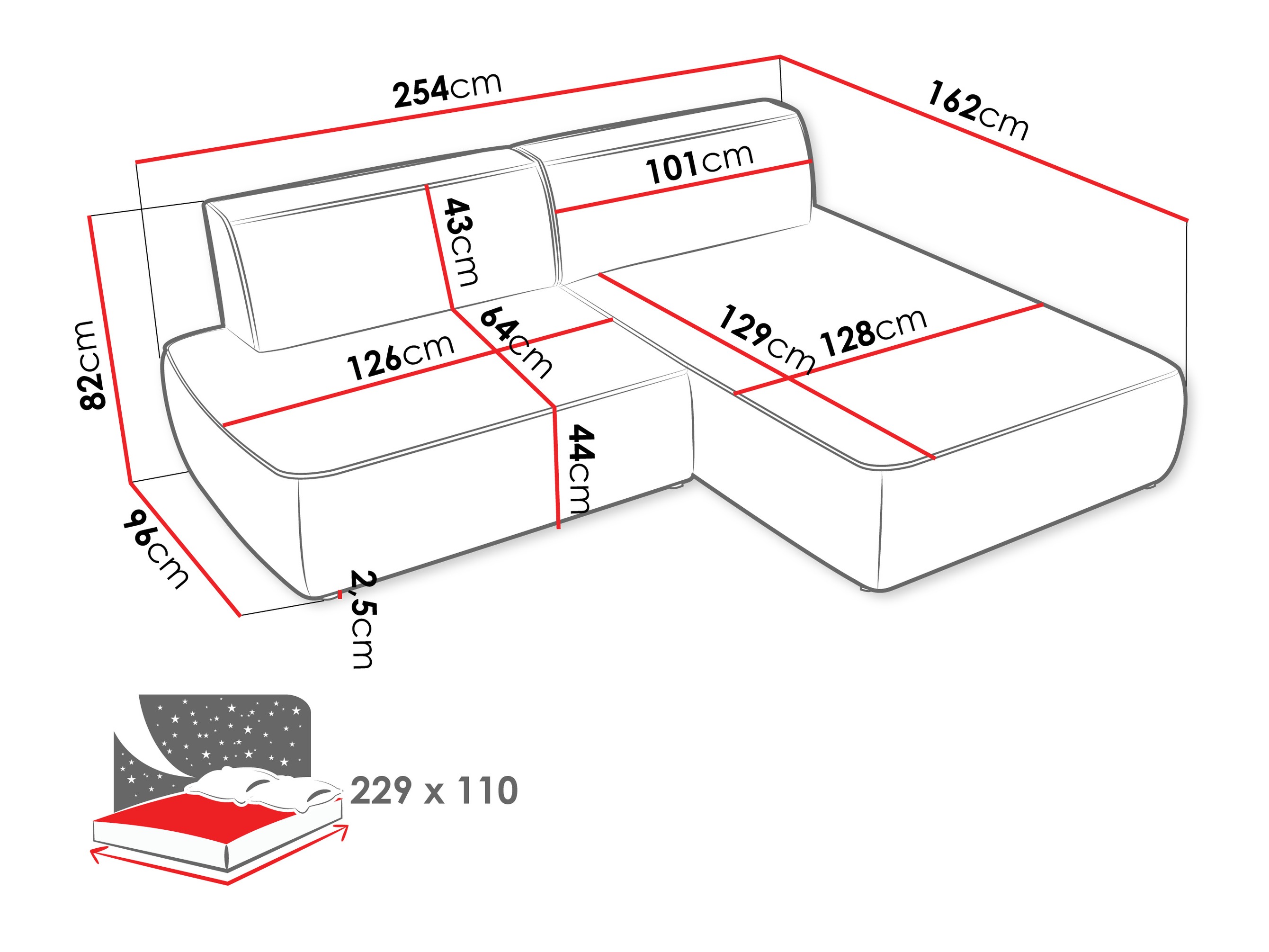 Corner sofa Comfivo Soror (Velo 633)