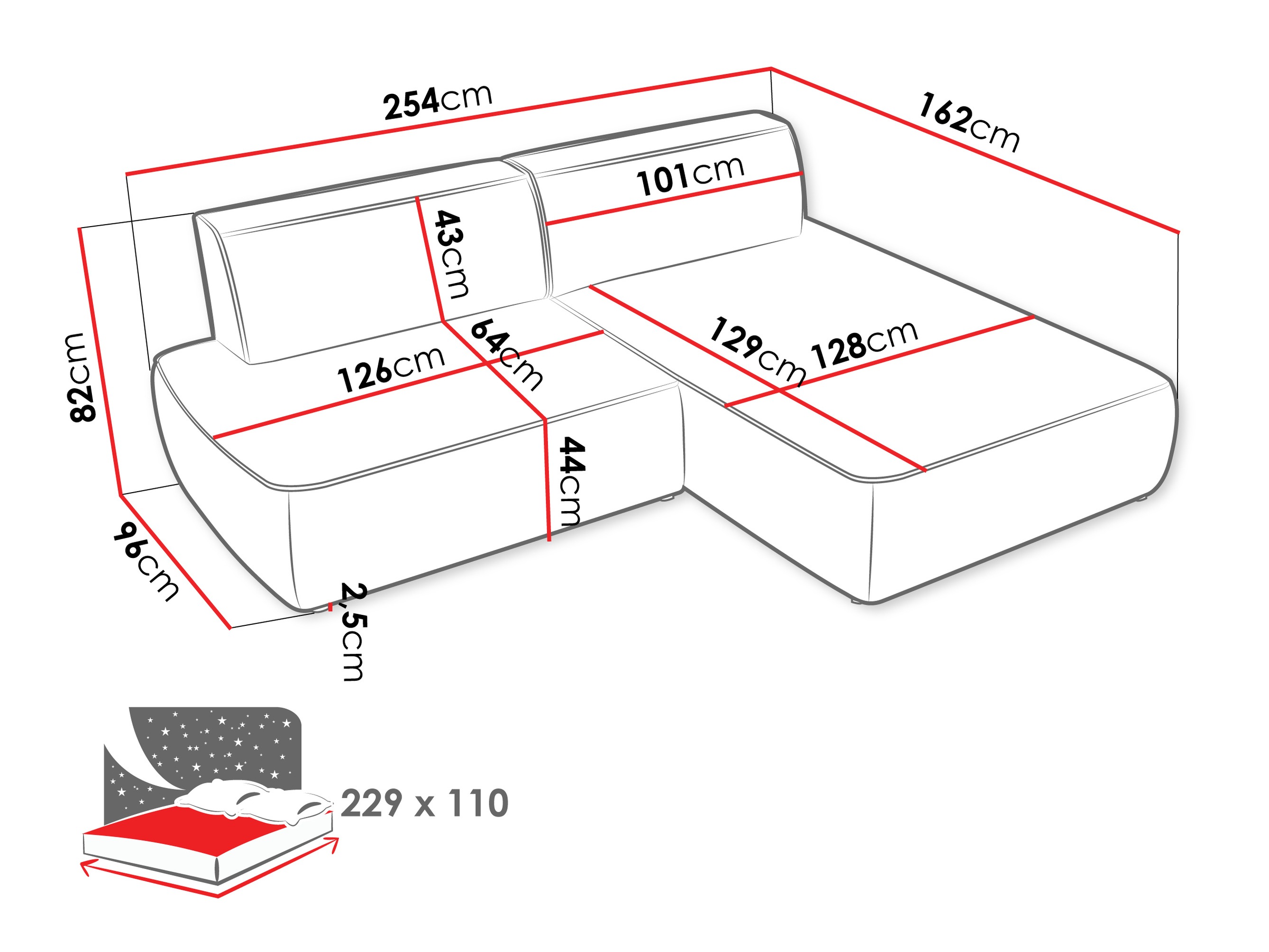 Corner sofa Comfivo Soror (Velo 635)