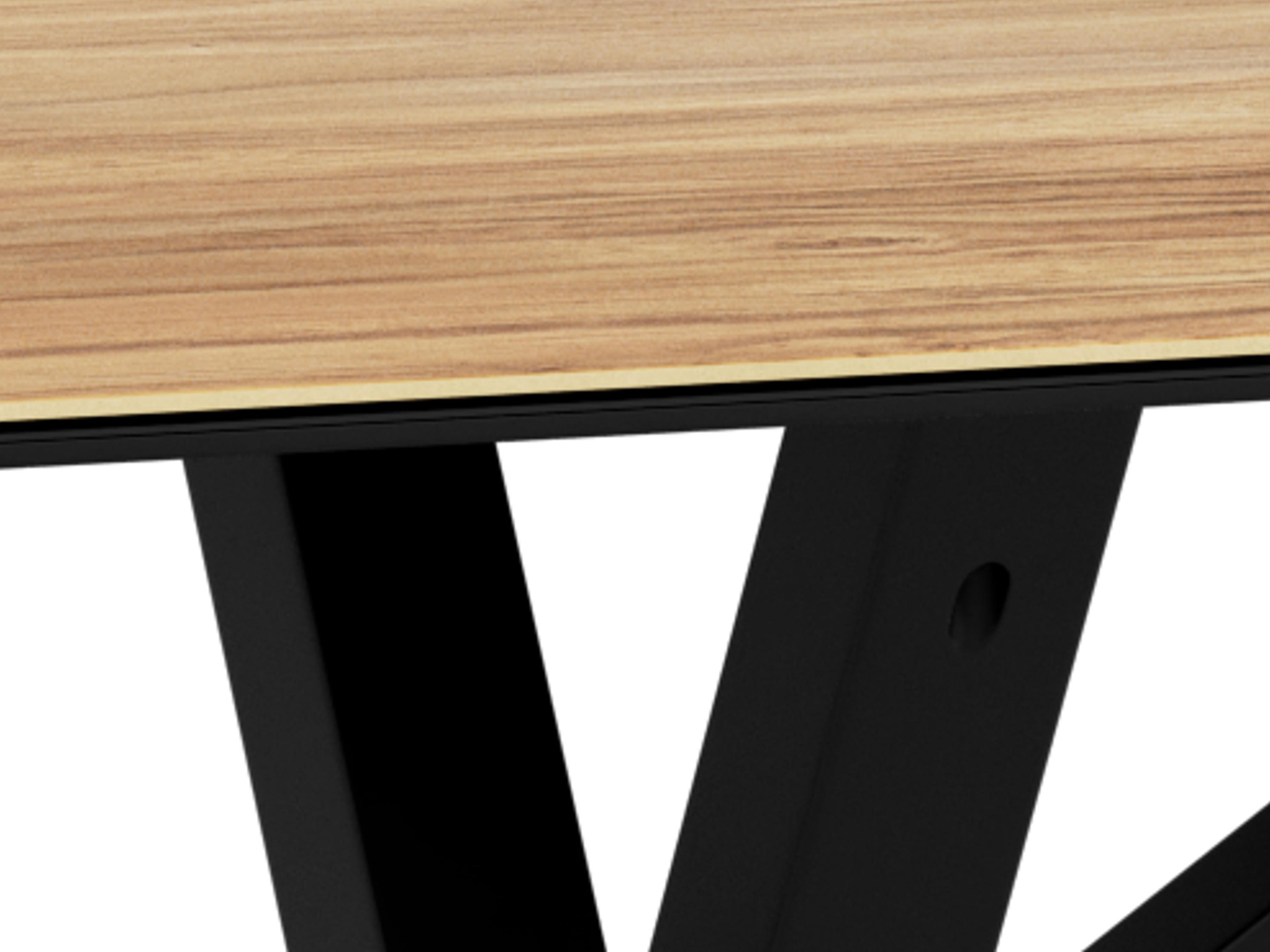 Table Norsica 446 (Wild oak + Black)
