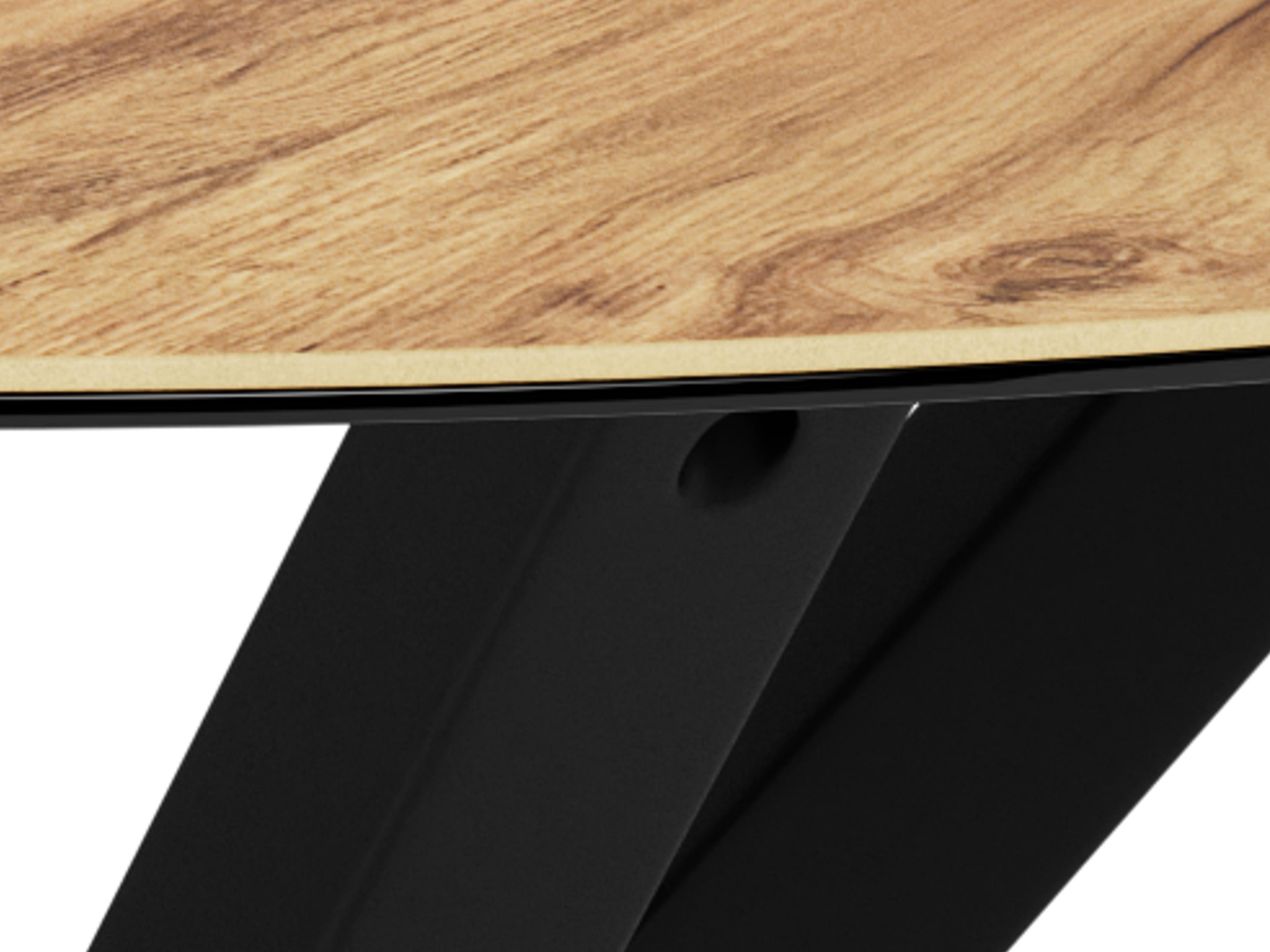 Table Norsica 780 (Wild oak + Black)