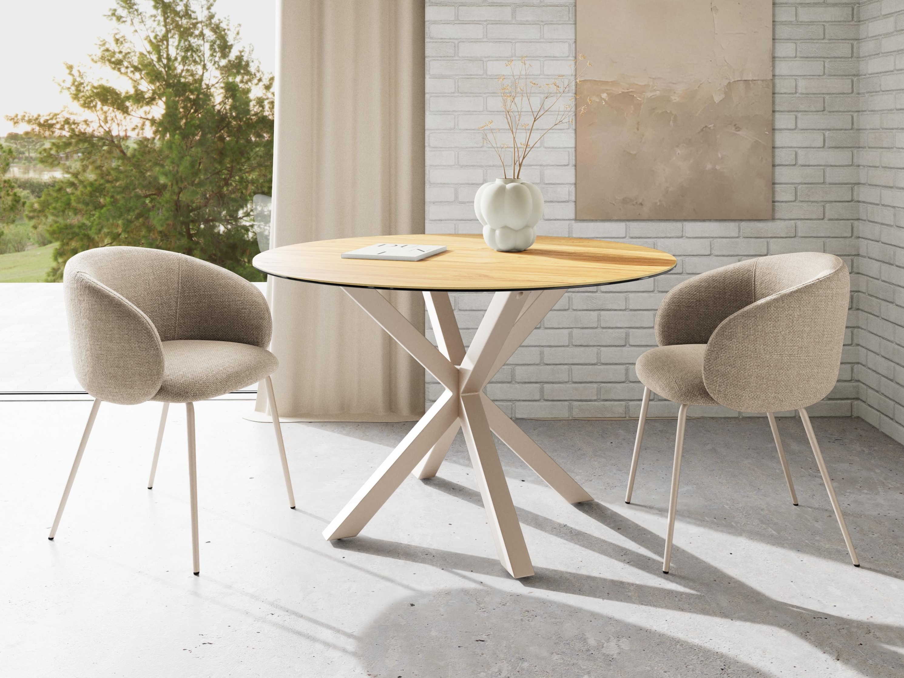 Table Norsica 780 (Wild oak + Grey)