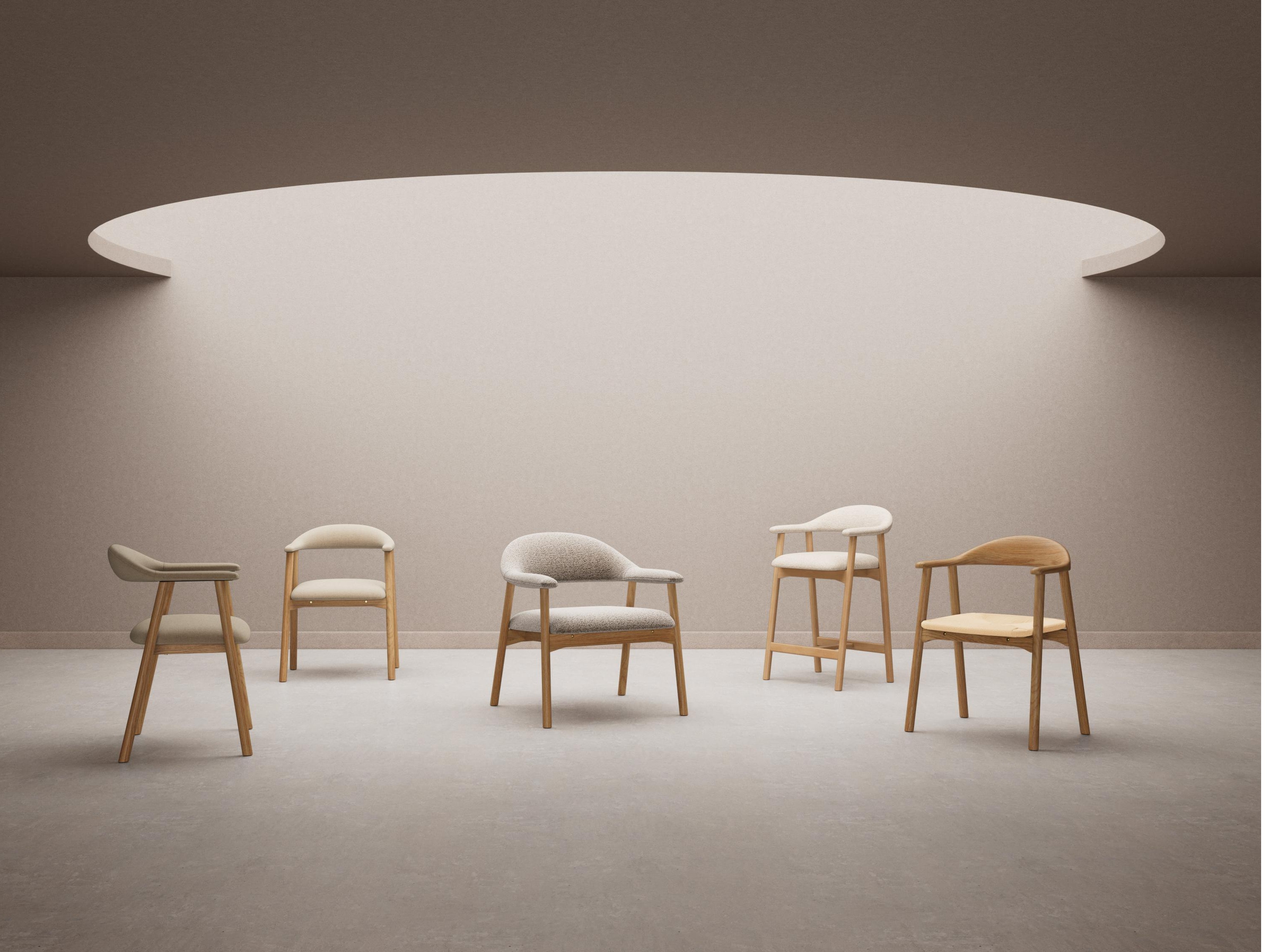 Chair Norsica 875 (Light brown)