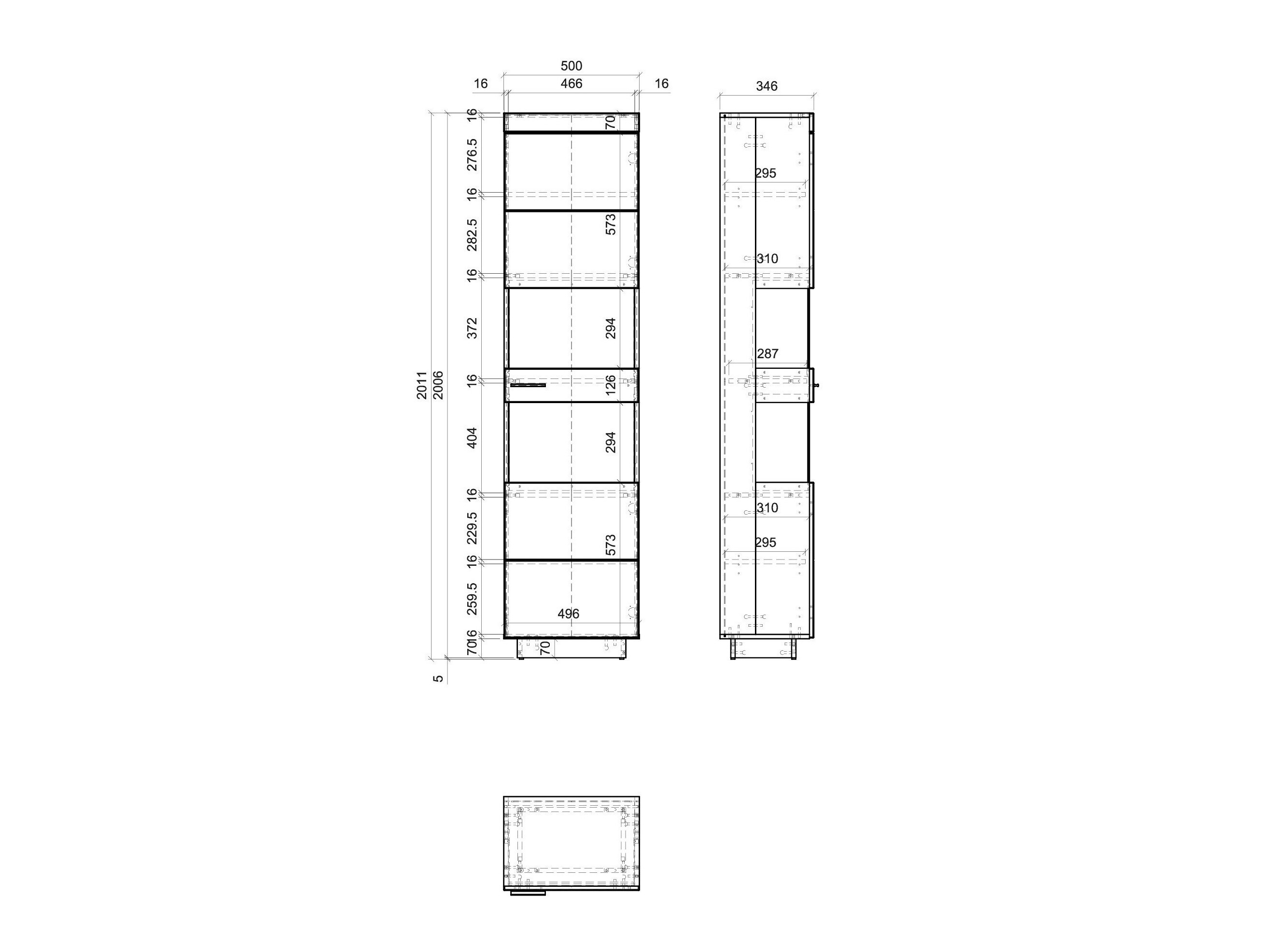 Bookcase Balelbu 104