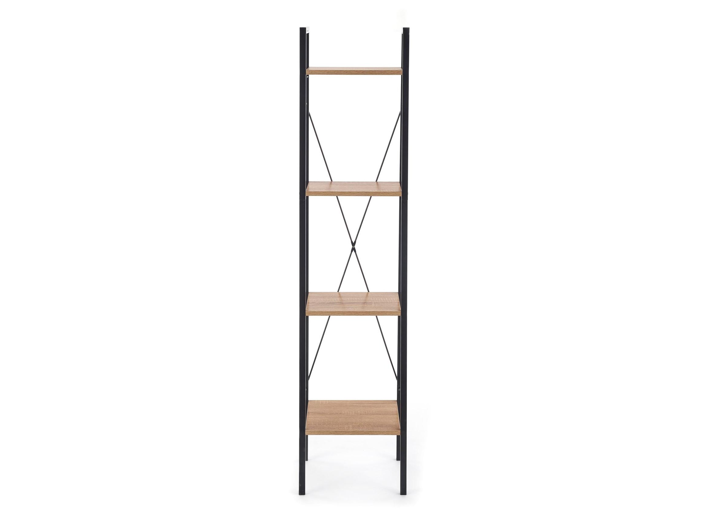 Bookcase Houston 1891 (Sonoma oak + Black)