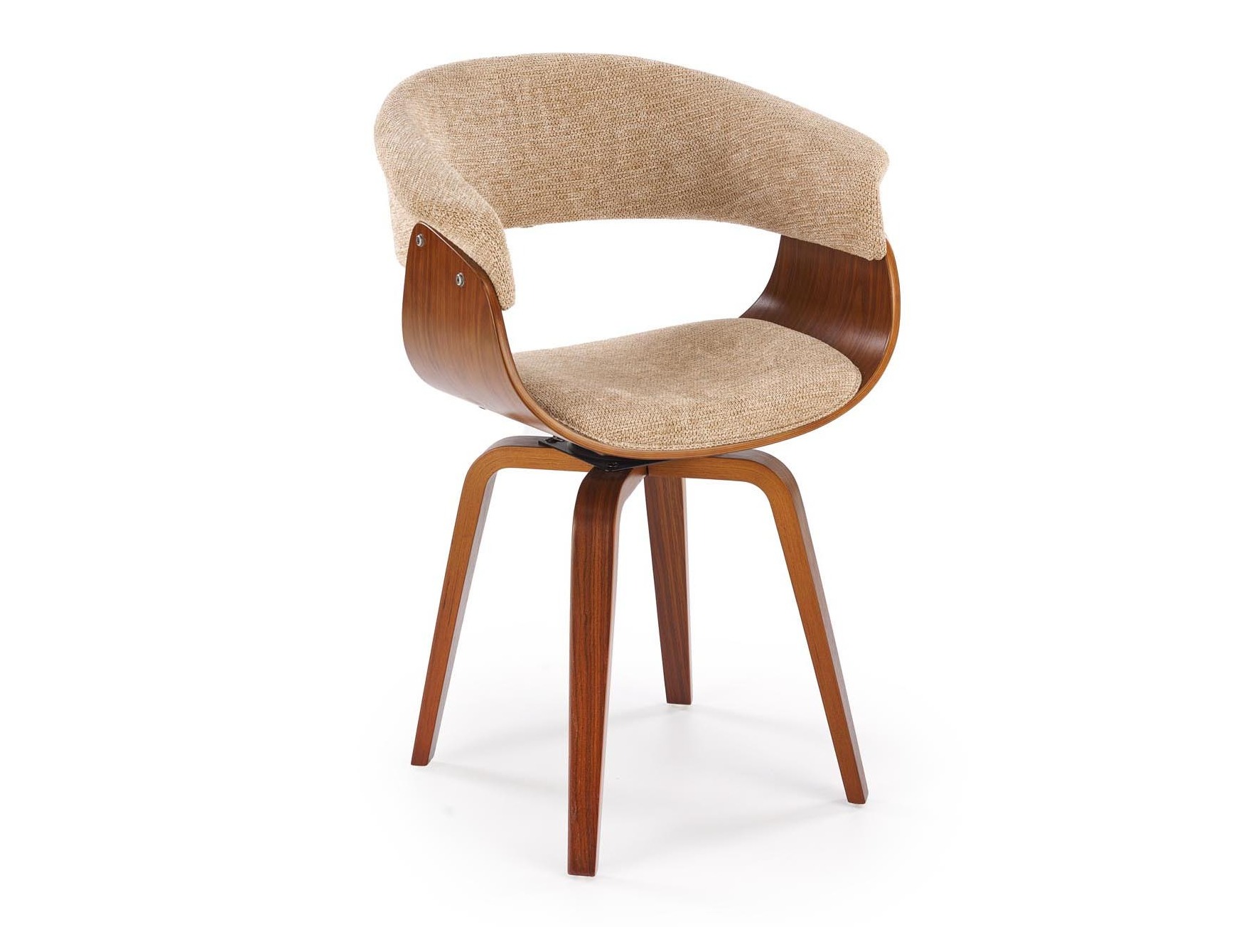 Chair Houston 1597 (Beige + Walnut)