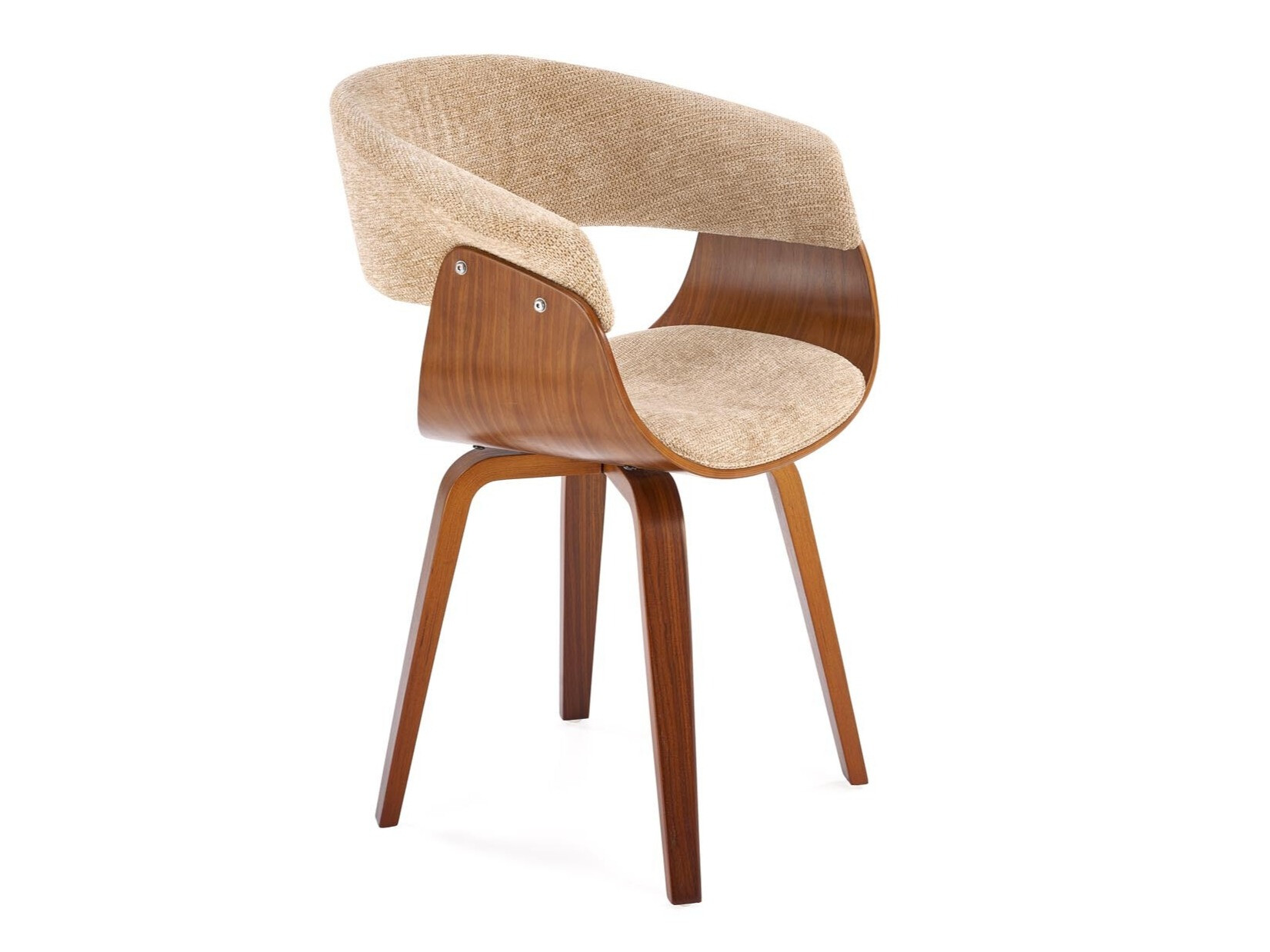 Chair Houston 1597 (Beige + Walnut)