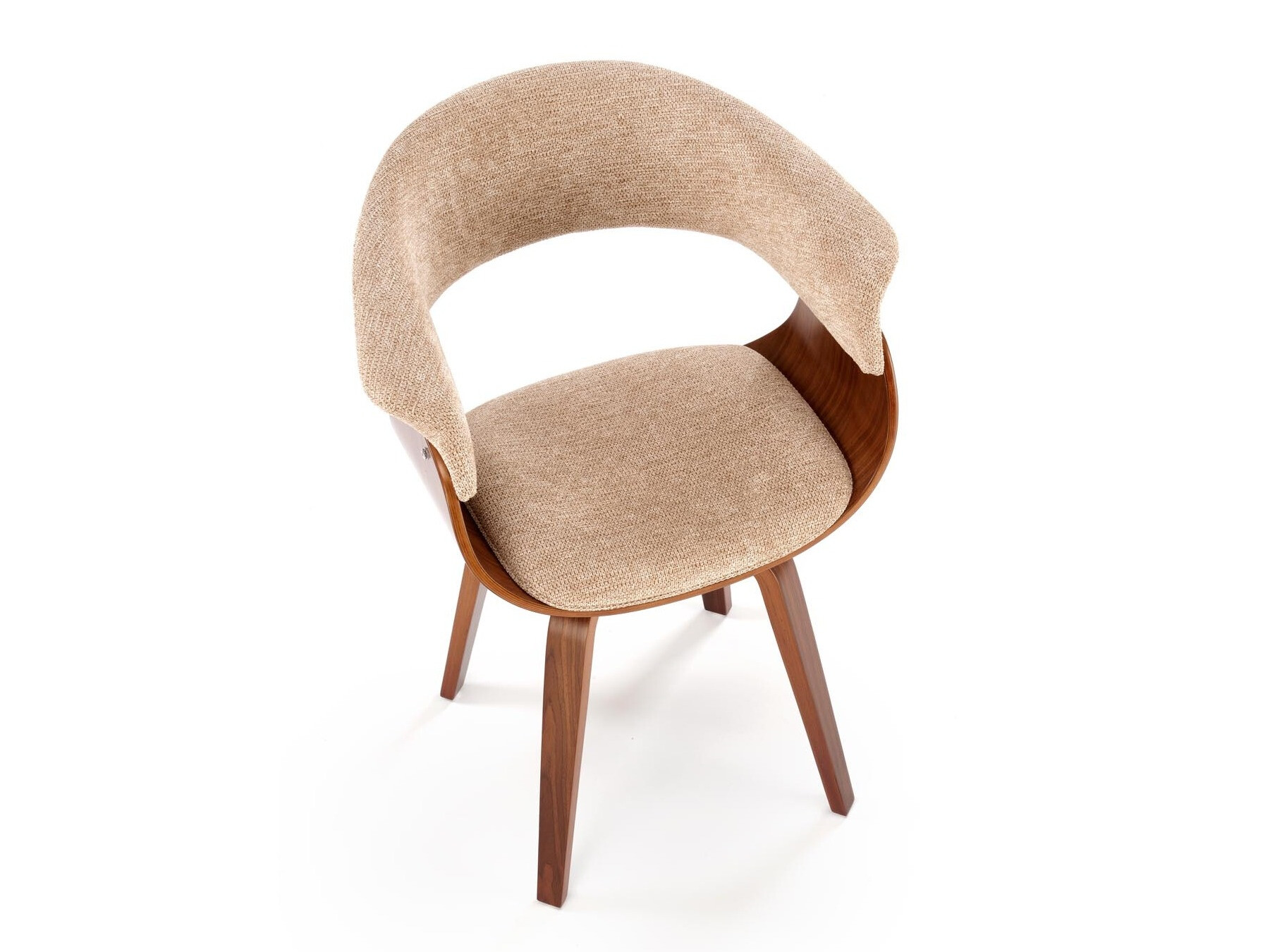 Chair Houston 1597 (Beige + Walnut)