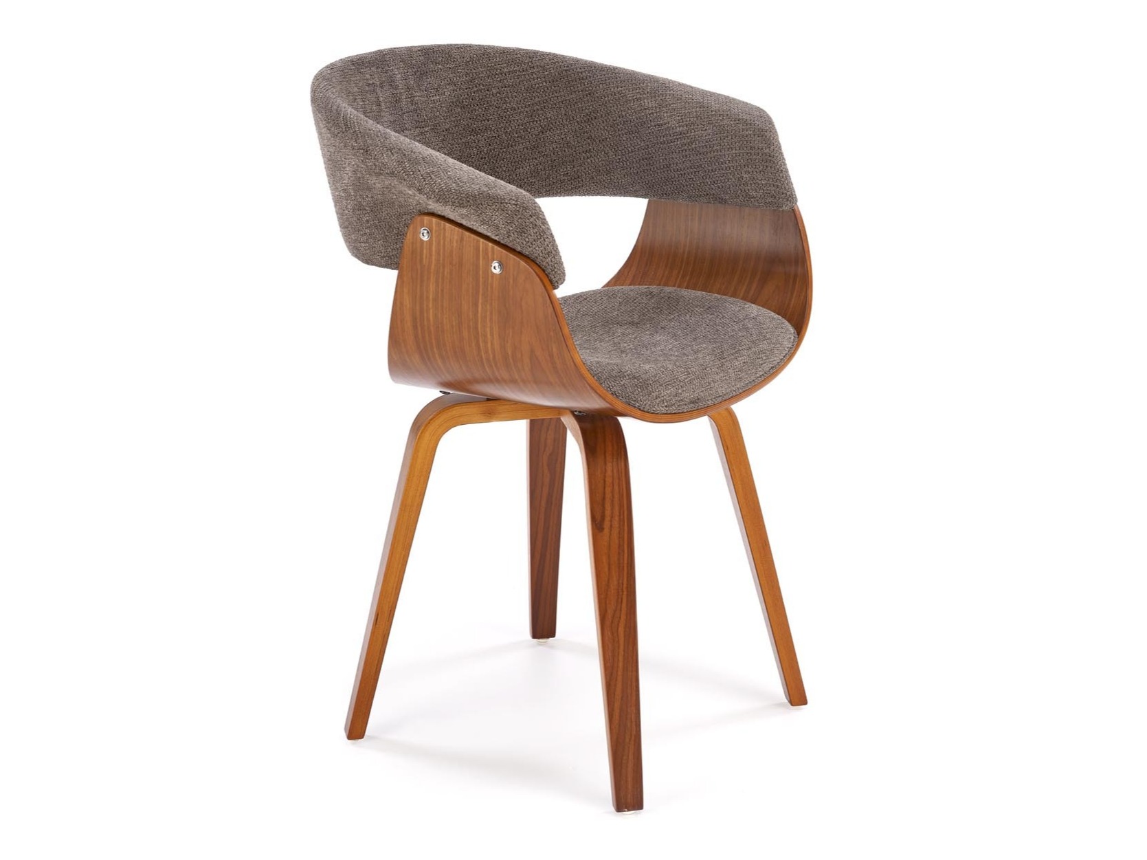 Chair Houston 1597 (Grey + Walnut)