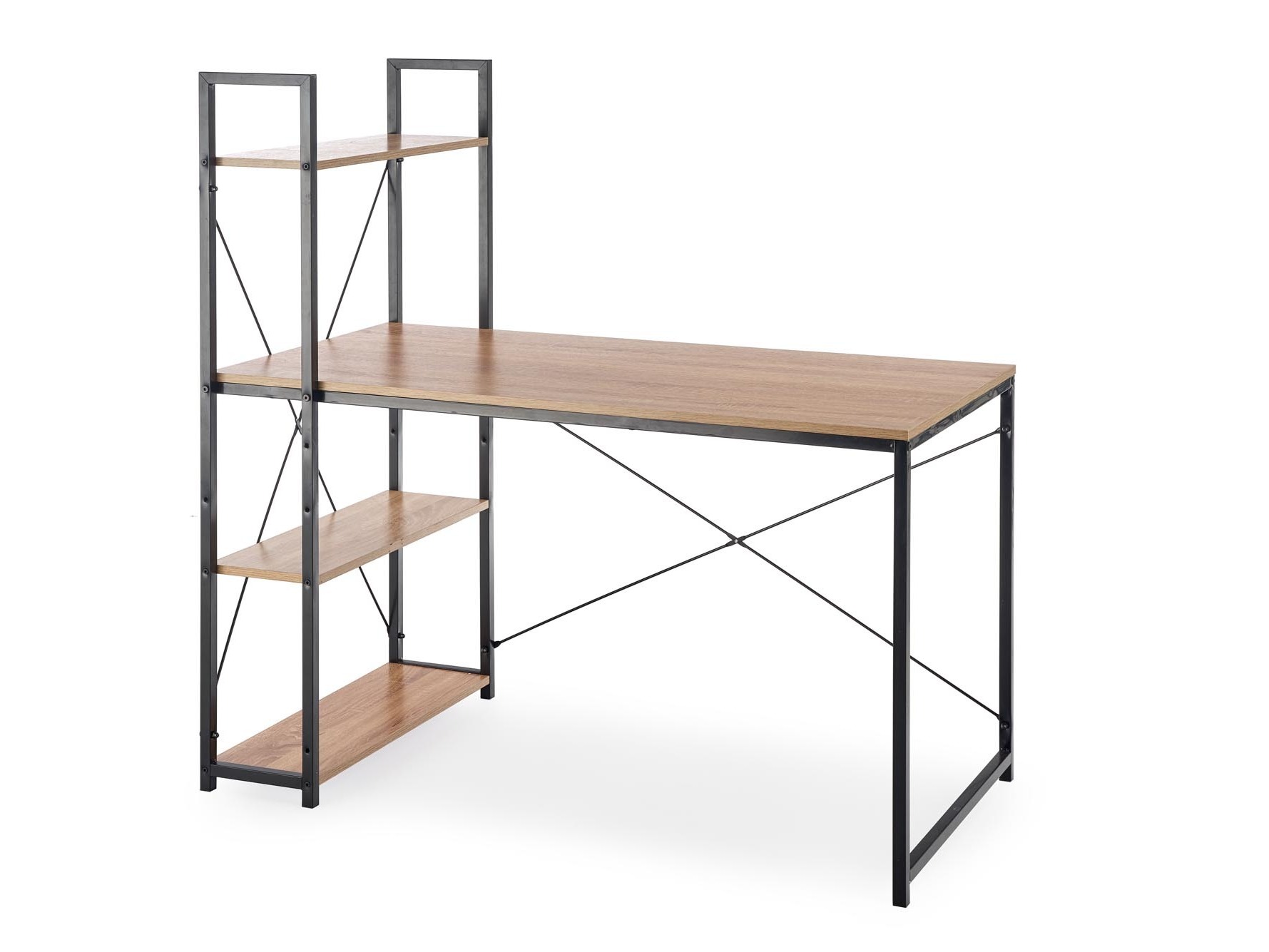 Desk Houston 1888 (Sonoma oak + Black)